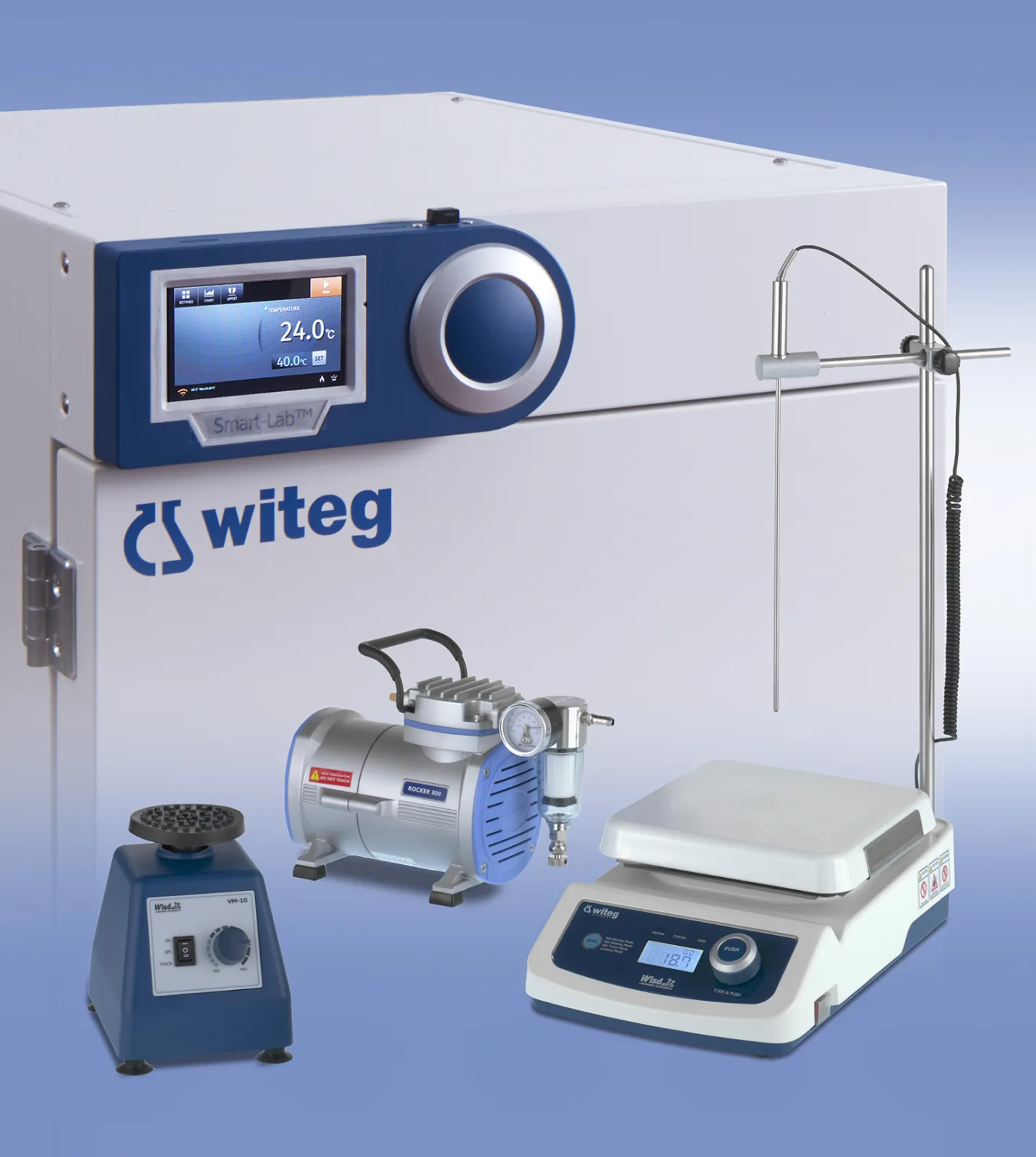 Laboratory Equipment: With our electric witeg devices, we always have an economically priced solution for you.