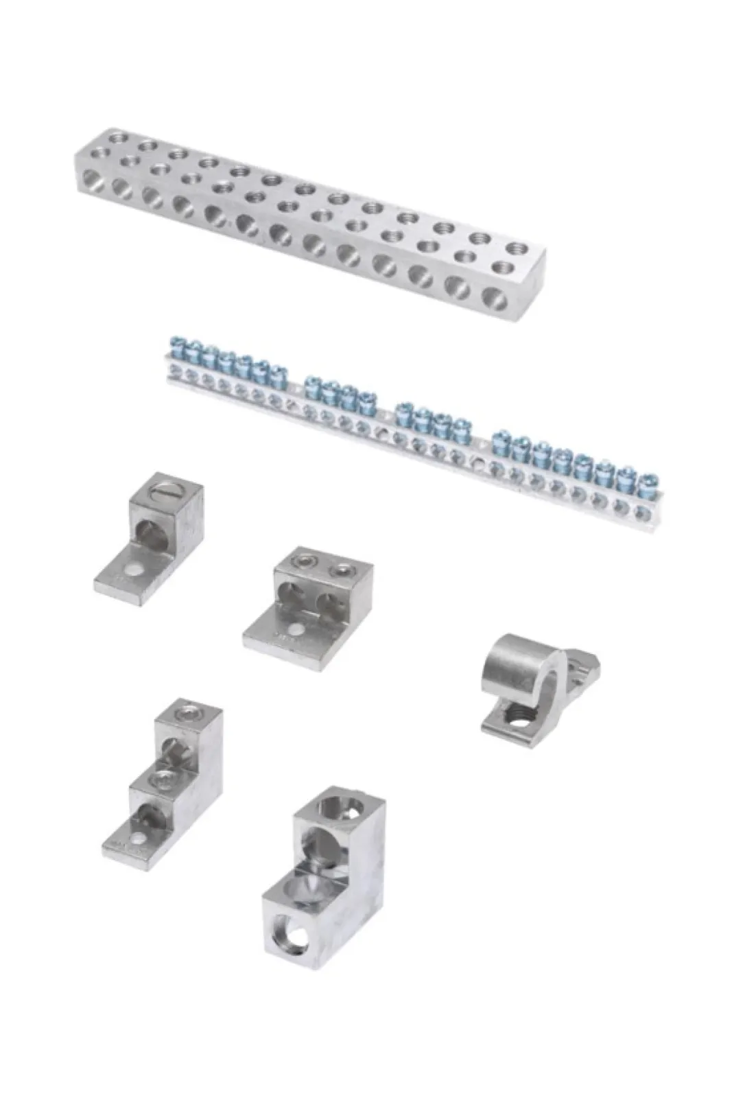 In the area of aluminium connector terminals we focus on distribution and feed-in terminals, connector rails and special parts for electrical engineering