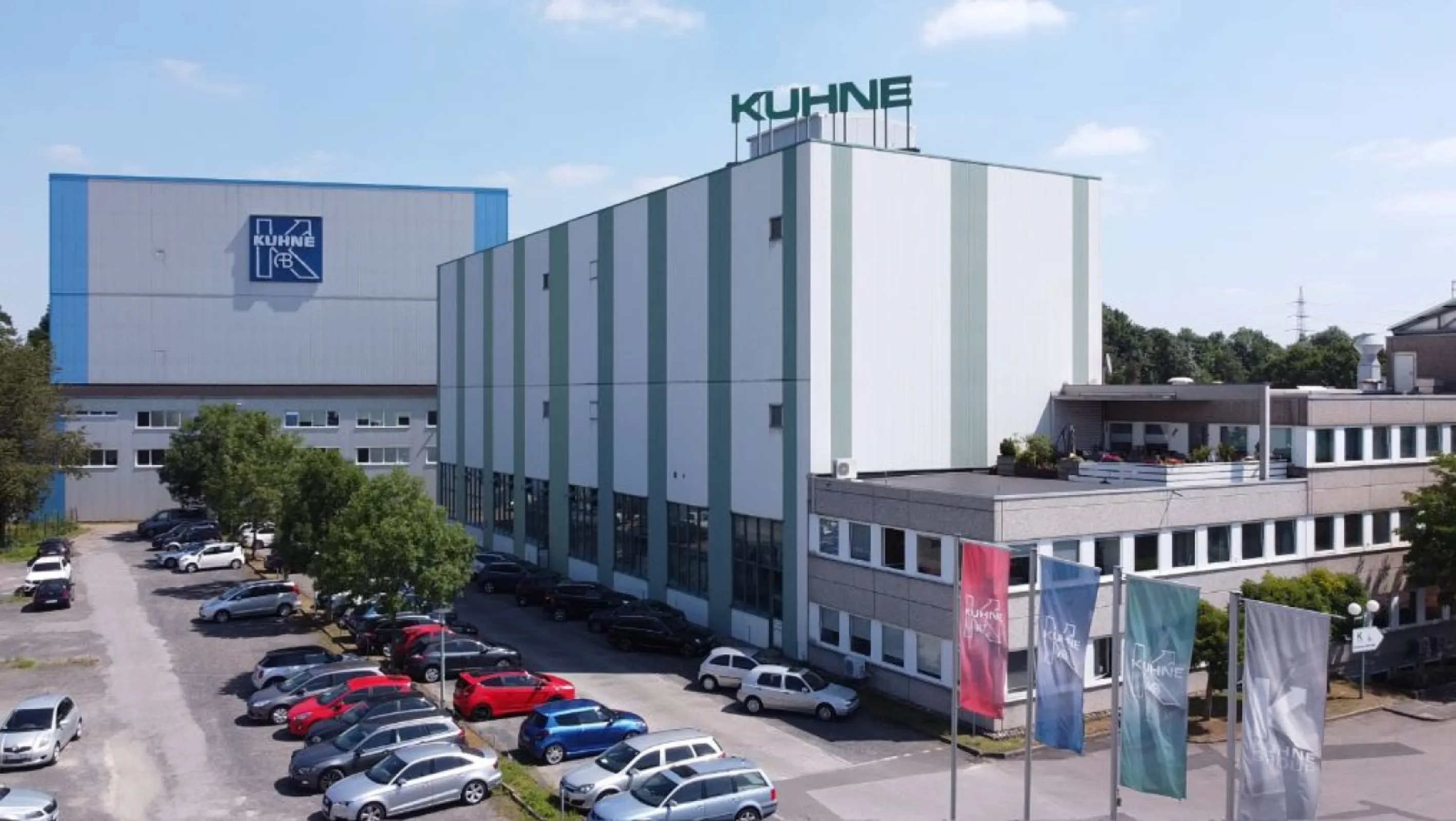 KUHNE's production halls and research labs. 