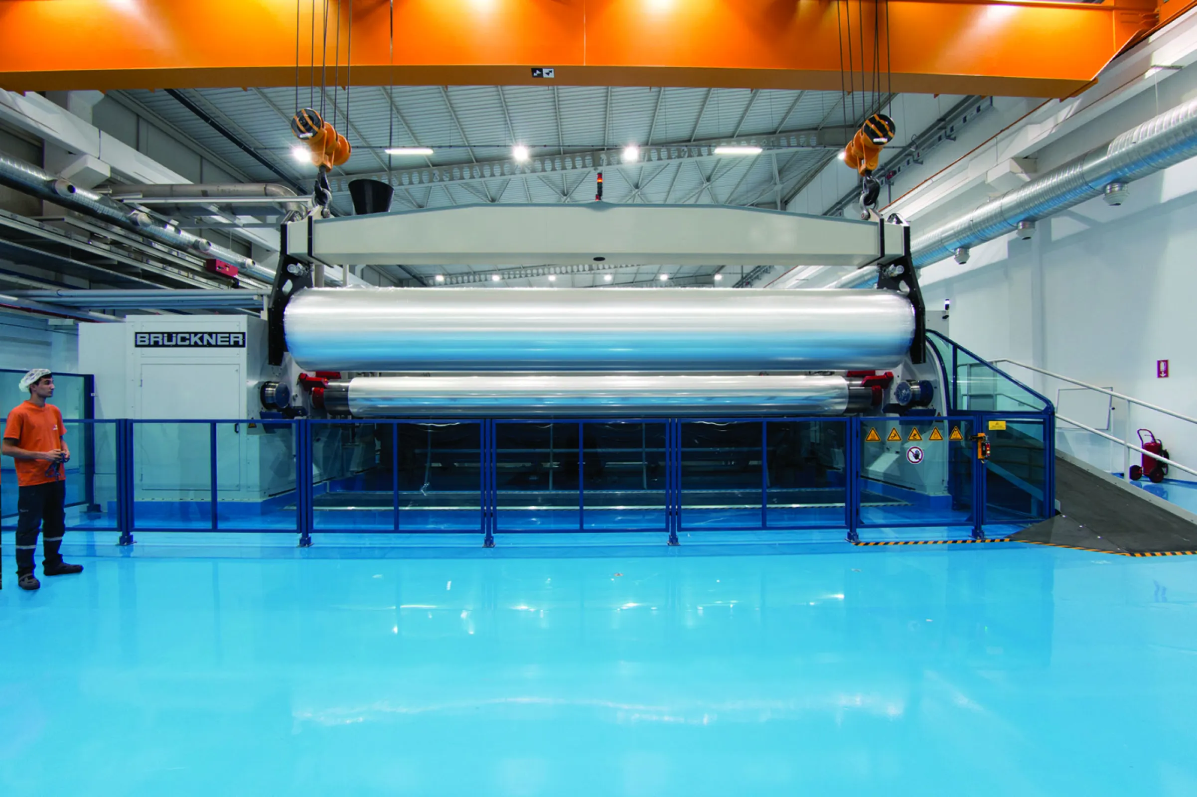 Film stretching line