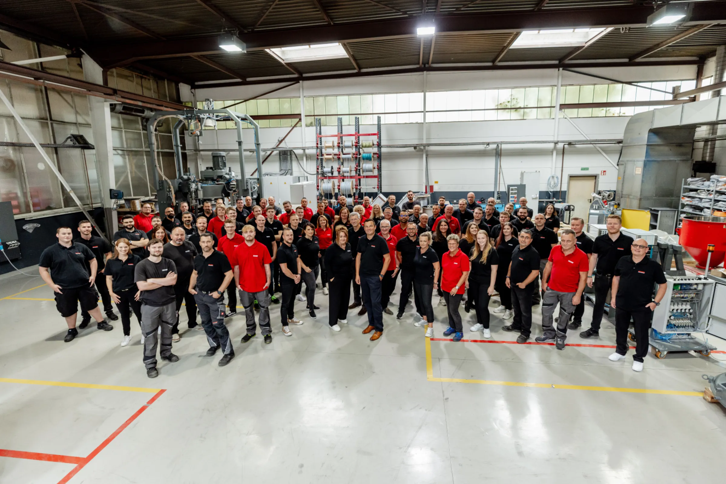 MIXACO Team in Production Hall