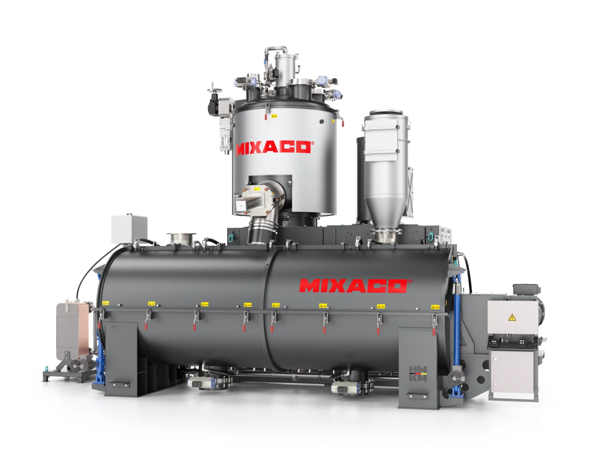 MIXACO Heating Mixer with Horizontal Cooling Mixer MIXACO Heating Mixer with Horizontal Cooling Mixer