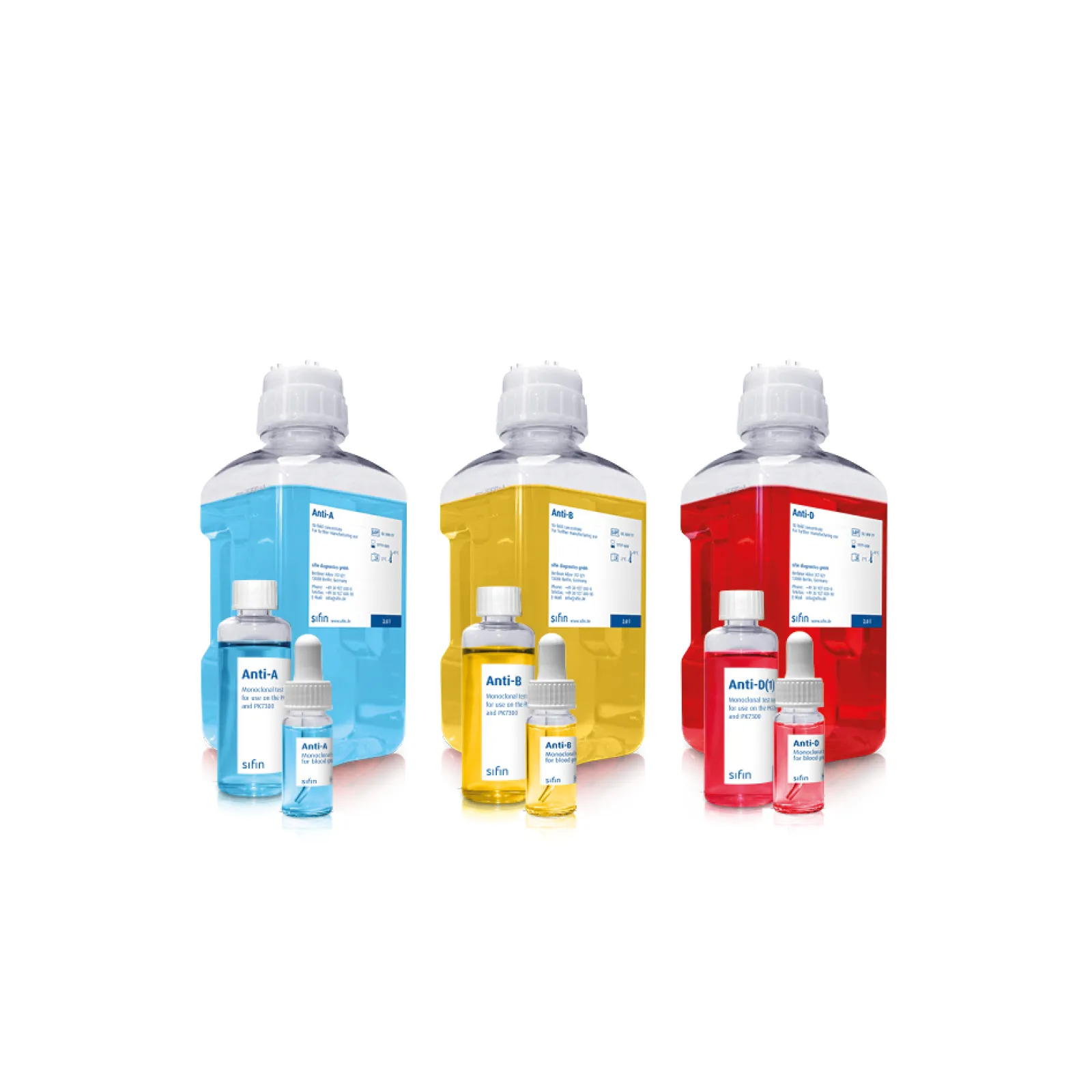 Reagents as bulk and concentrates