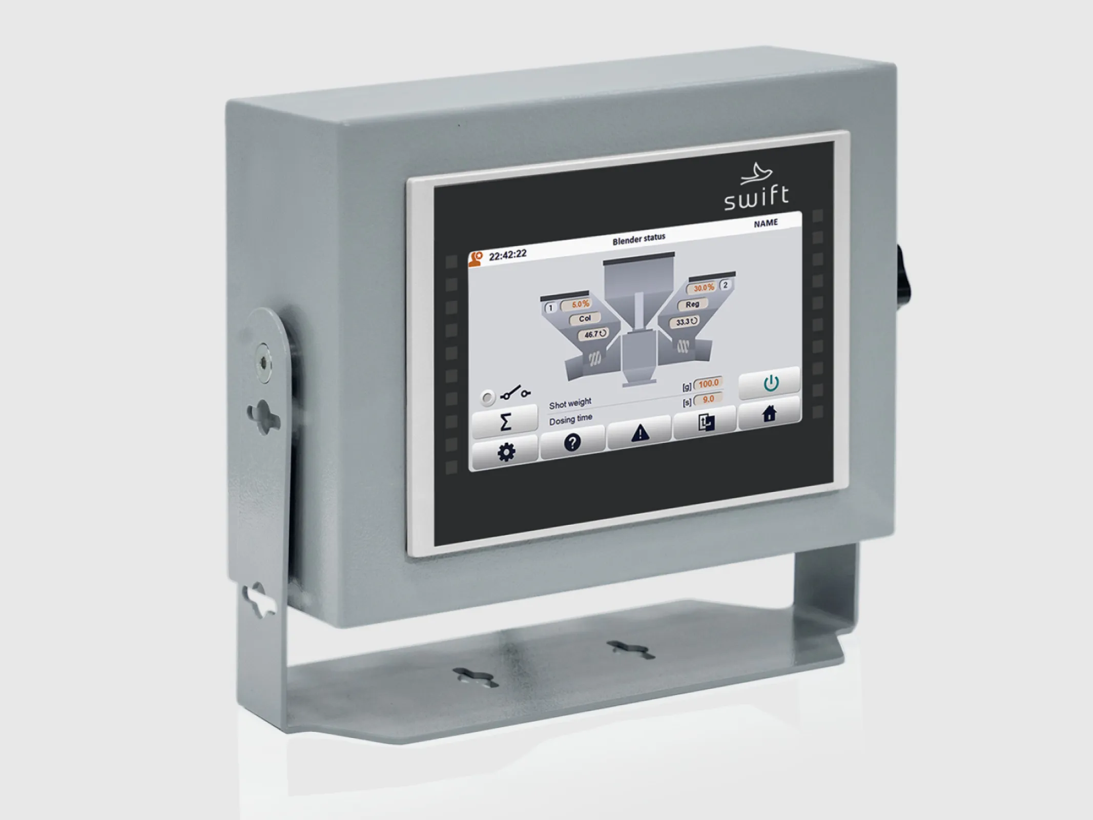sCOLOR V - sCOLOR control, intuitive colour graphic display with touch screen for easy operation of sCOLOR V