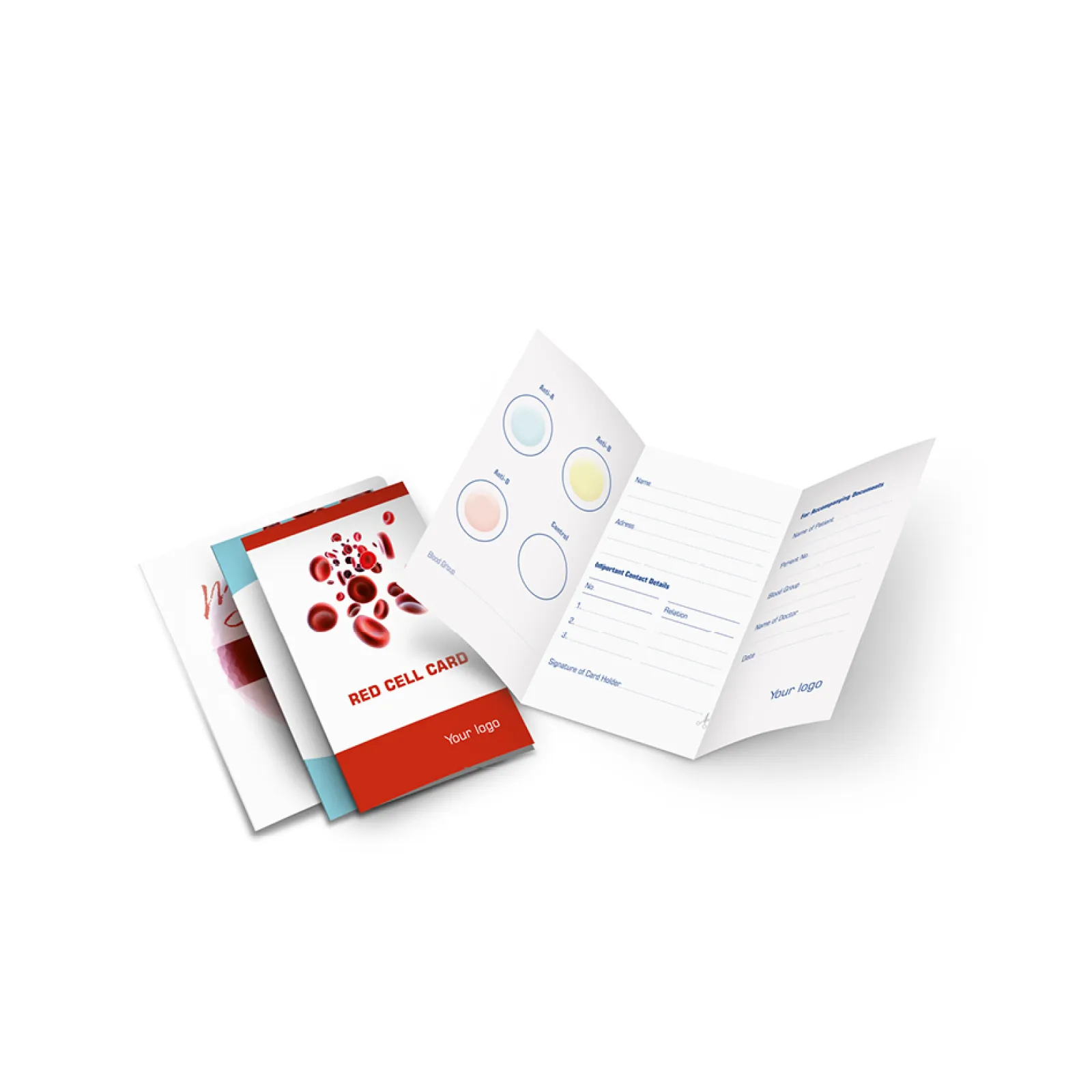 Custom-made production of your Red Cell Card