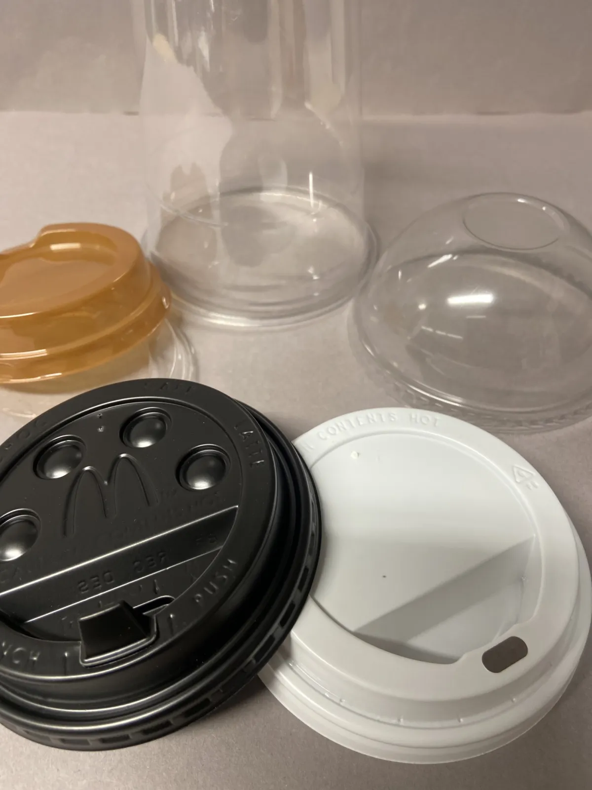 examples of different lids.