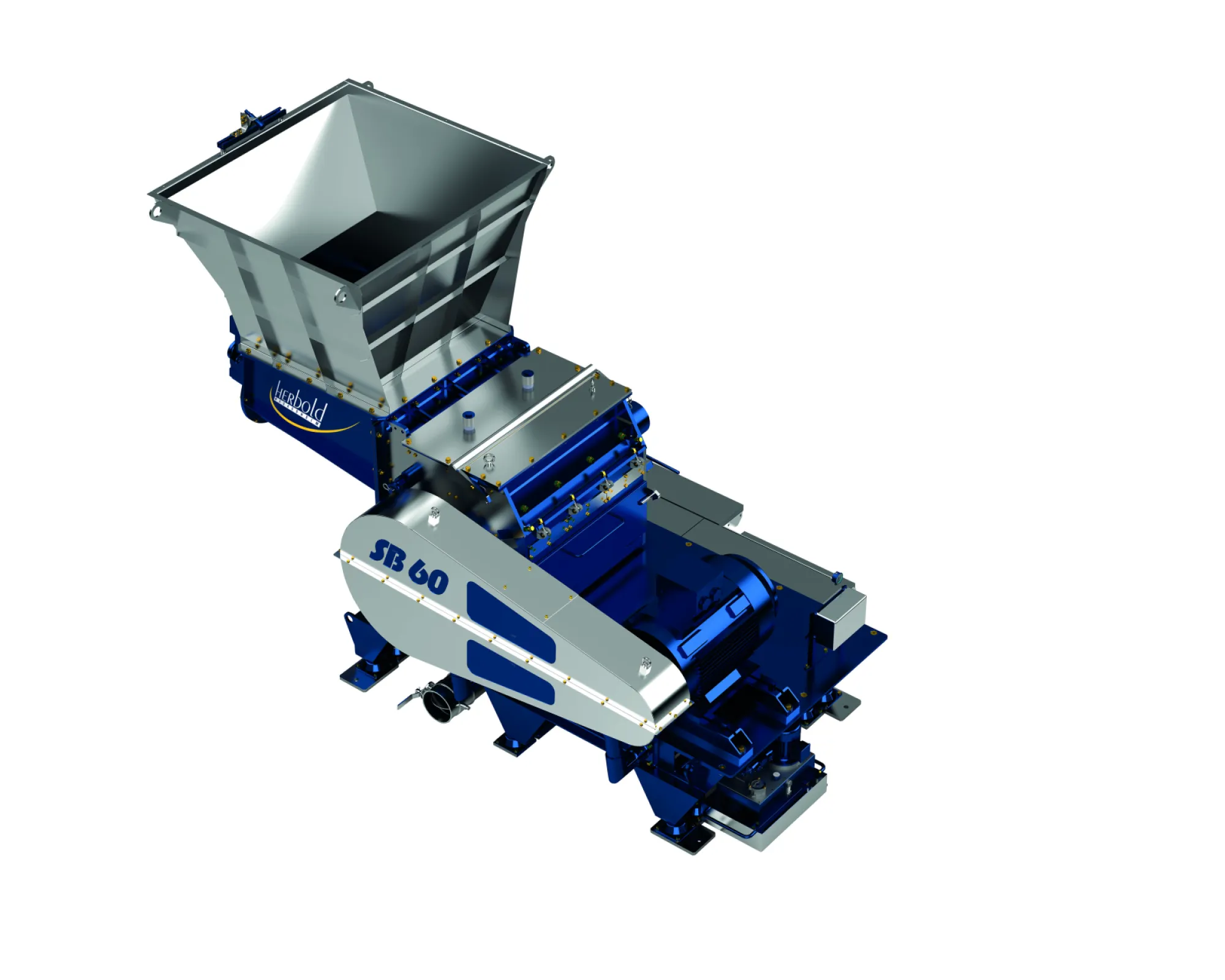 SML 60/100 SB 2 granulator for dry and wet operation.