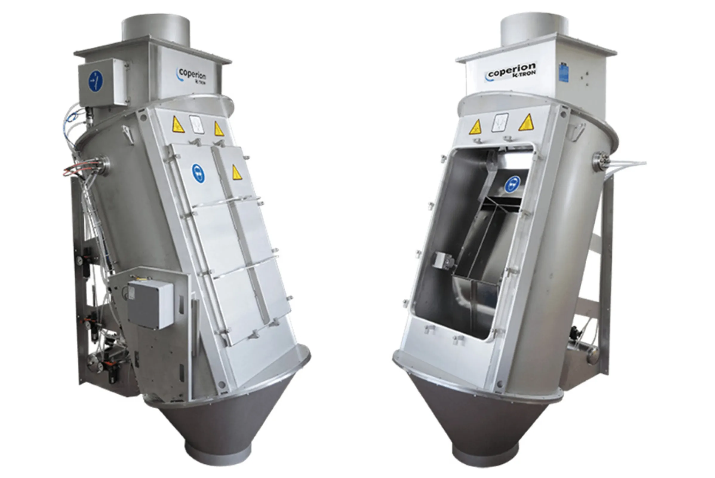 K-SFM-350: closed and with the access panel open