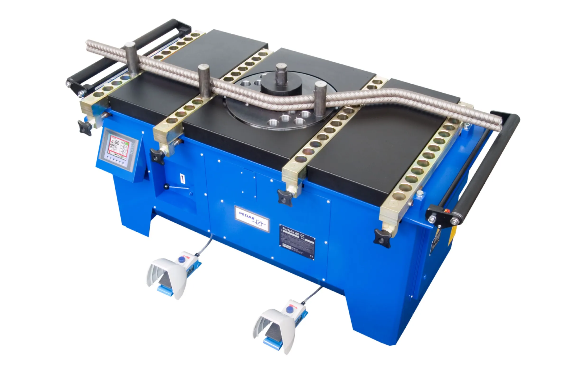 Bending machines with pin control or CC control