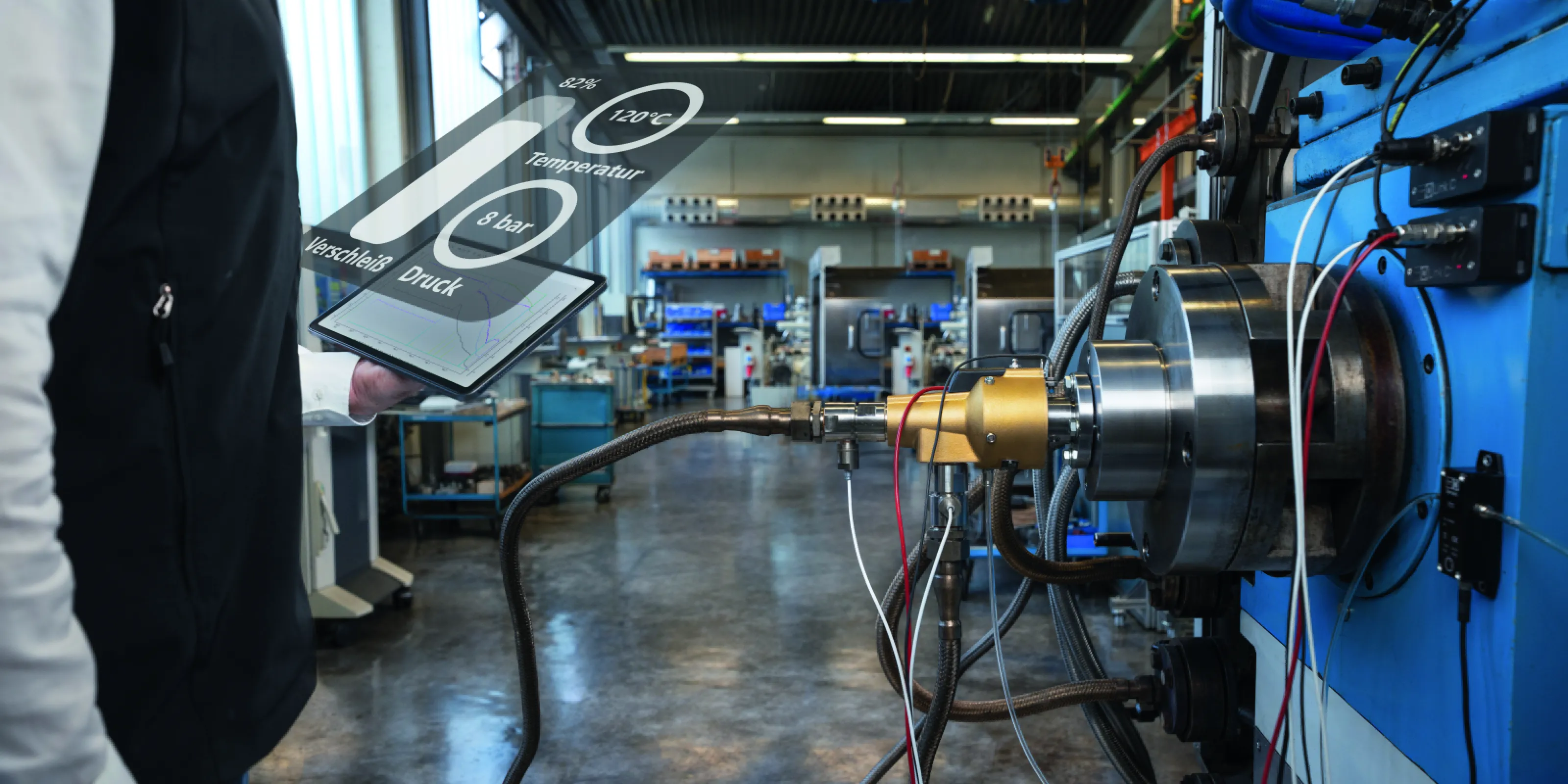 "Data-driven precision!" A DS rotary joint with sensor data analysis – innovation for maximum efficiency.