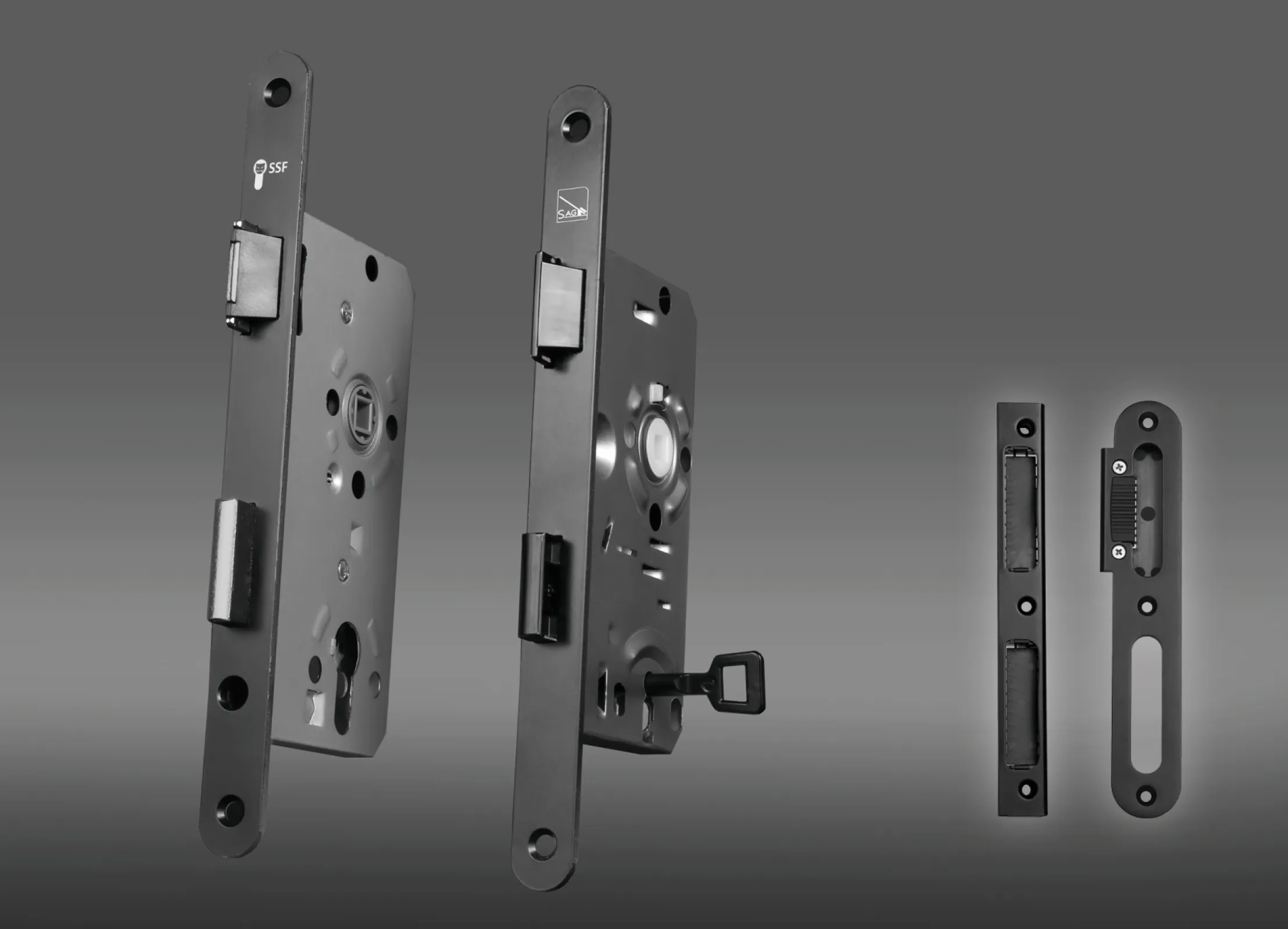 Black Line (Locks and suitable striking plates)