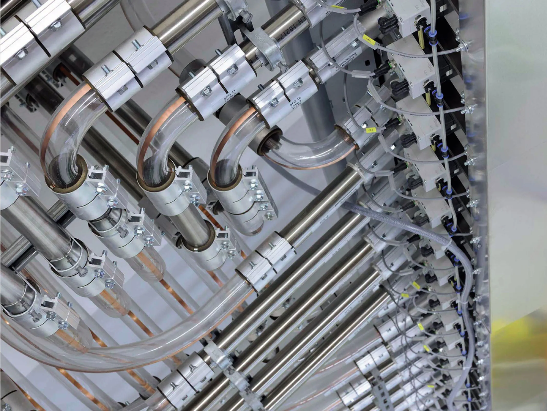 Optimised conveying – there are no switching operations during normal conveying