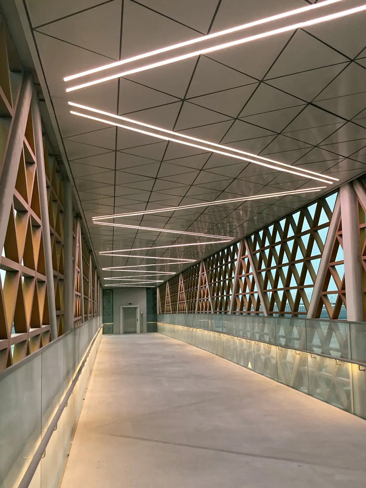 Lighted pedestrian bridges - Doha, Qatar