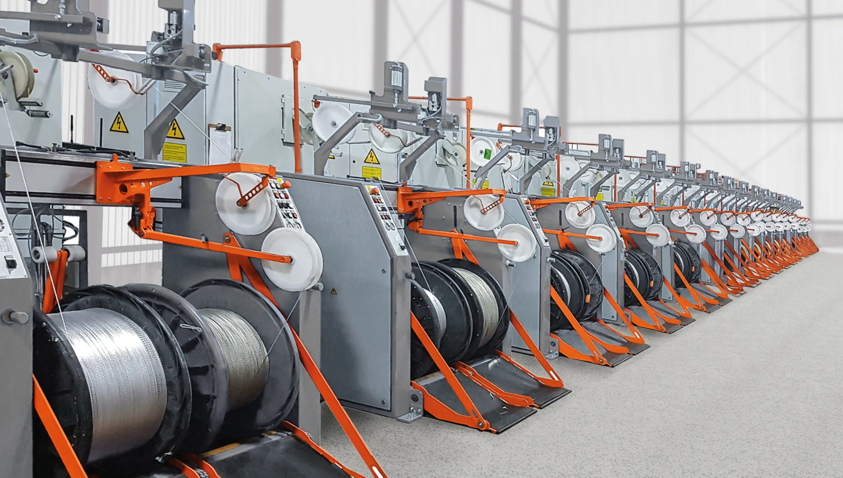 KURRE winders in a plant in Germany.