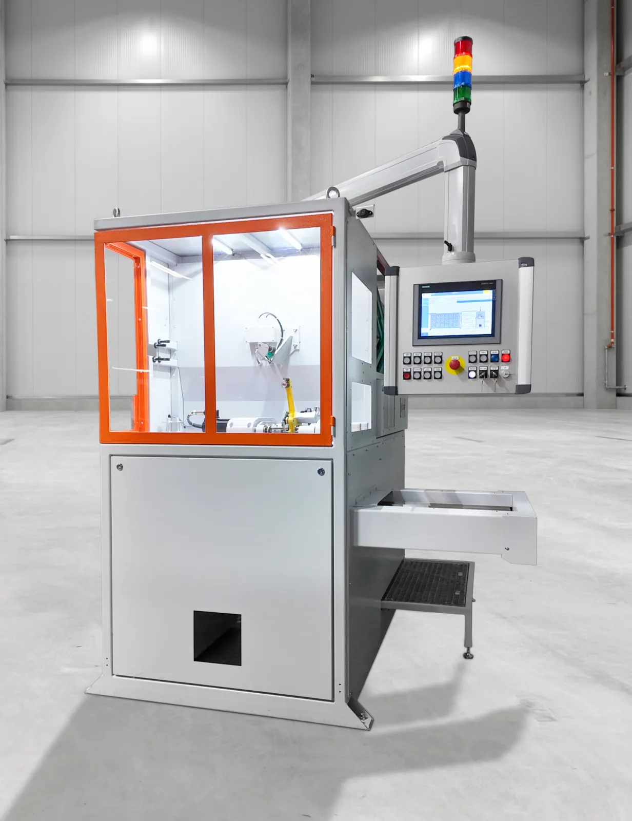 Fully automatic double take-up for braiding spools