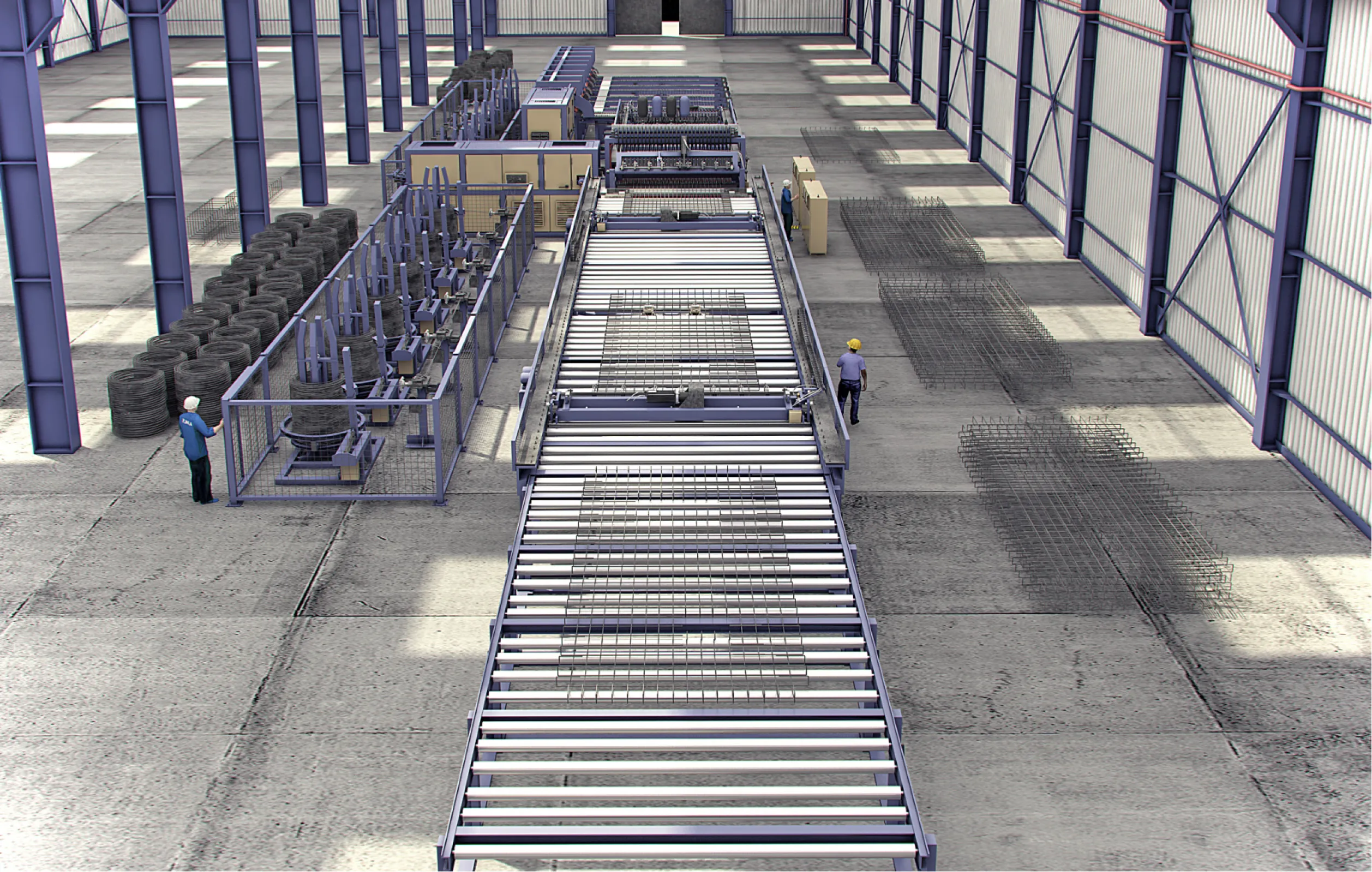 PL C AMM B - Mesh Welding Line for Engineered Mesh