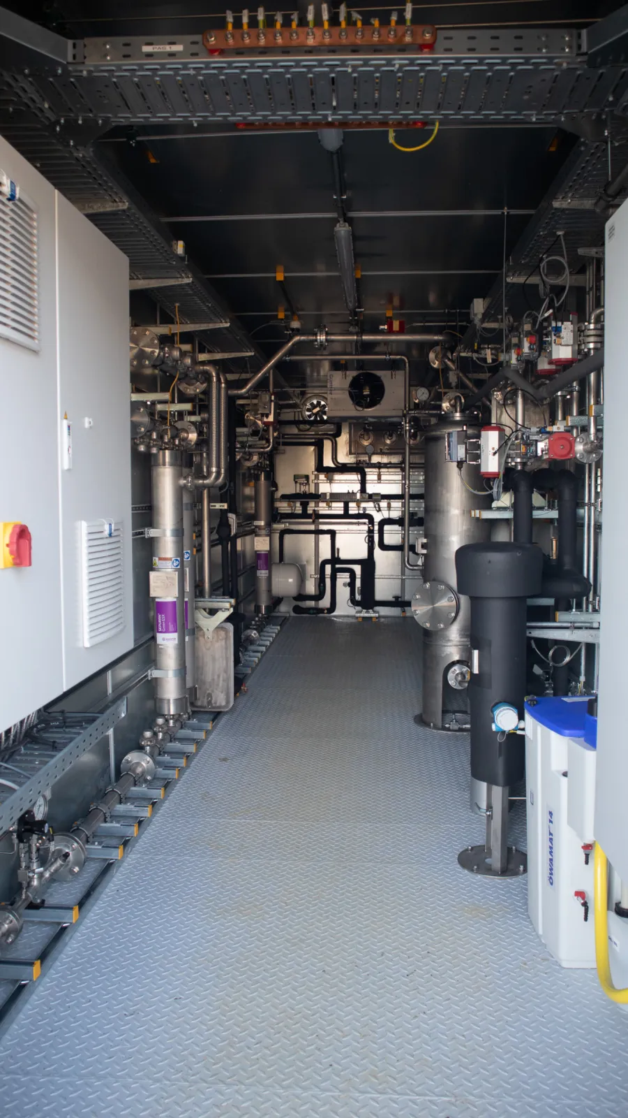 Biogas upgrading - membrane system