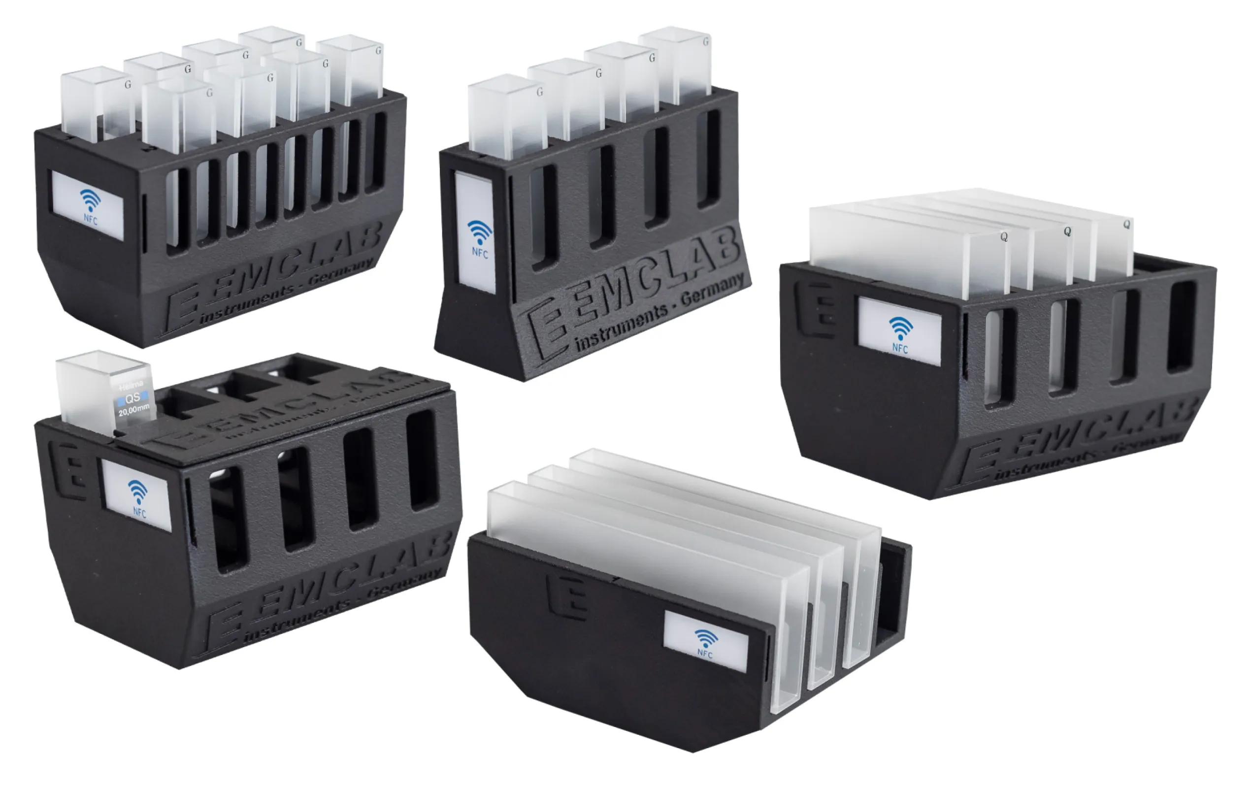 NEW - EMC Magnetic Quick Change Cell Holder with NFC-chip
