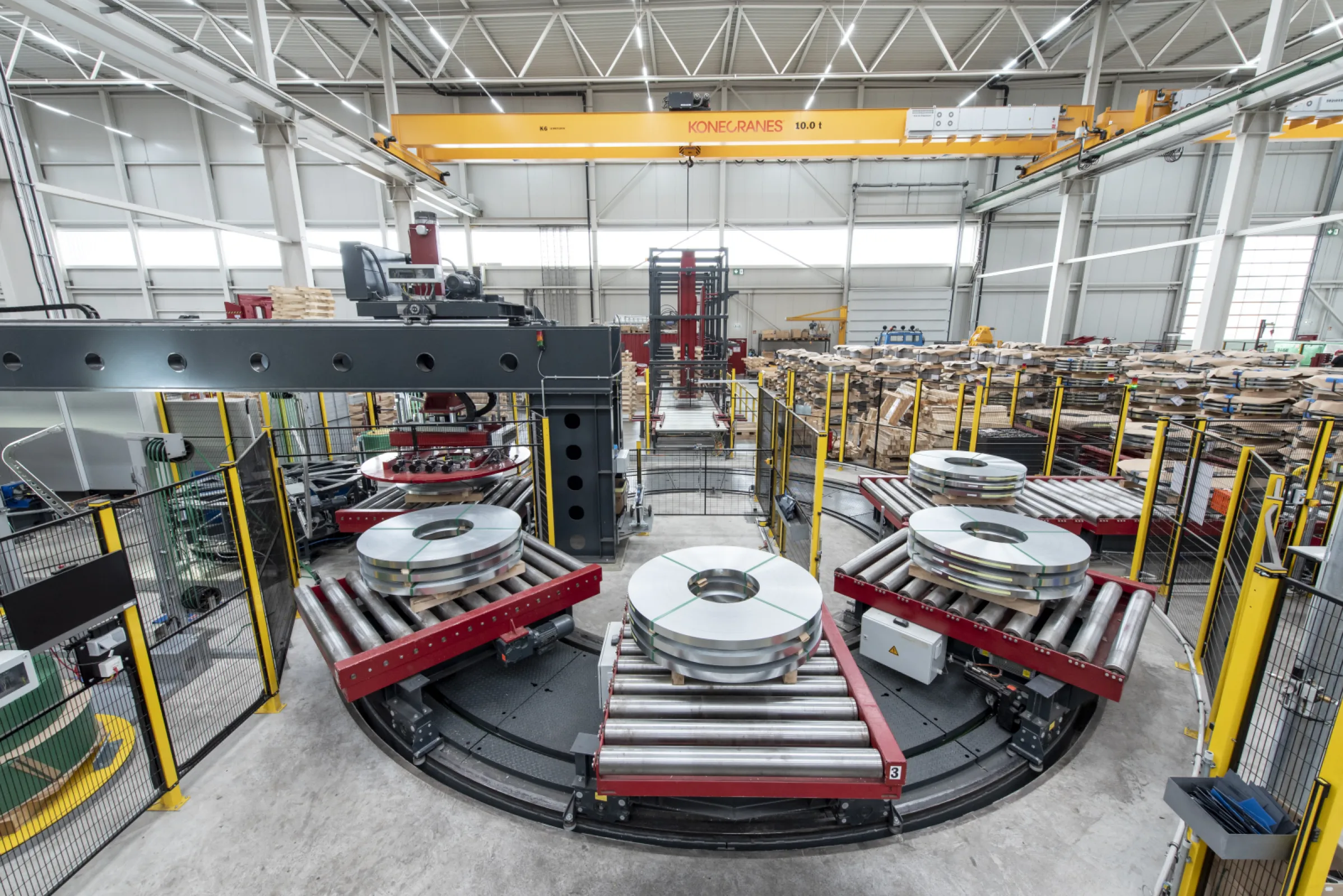 Slit Packing Line with Vacuum Stacking System