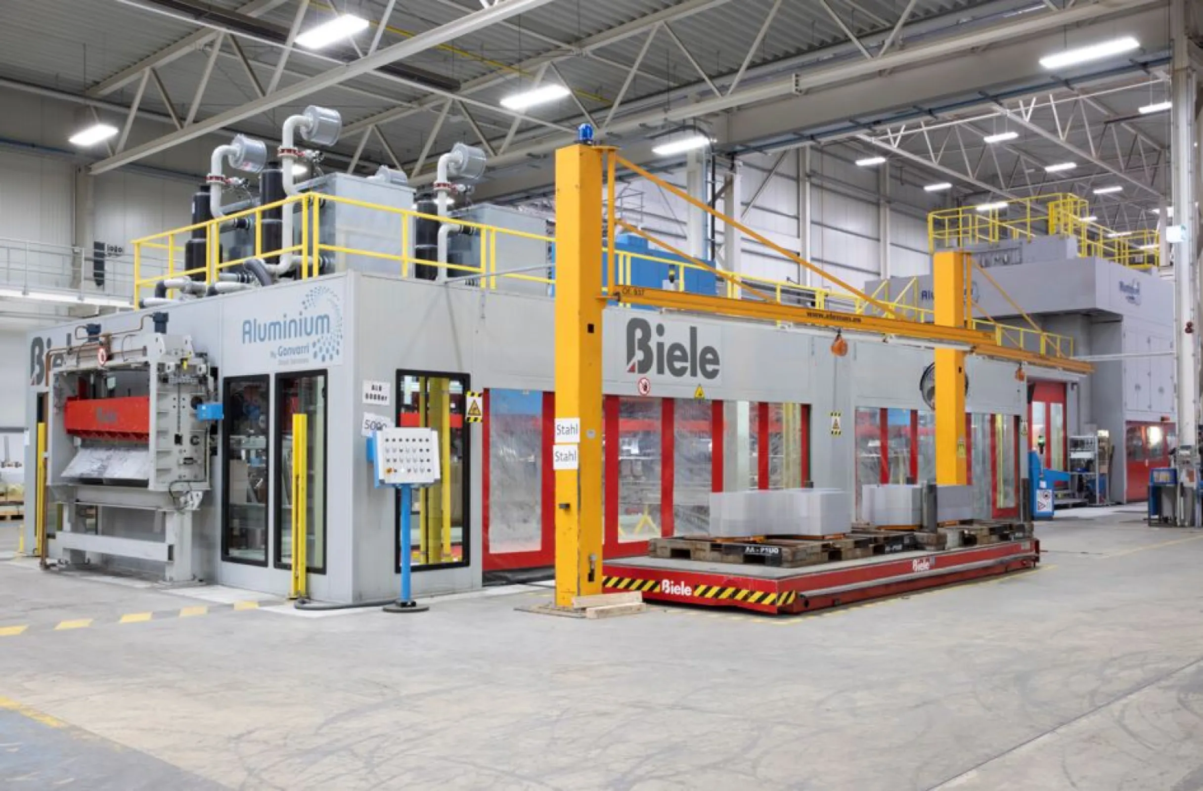 Vacuum Stacker for Hybrid Blanking Line