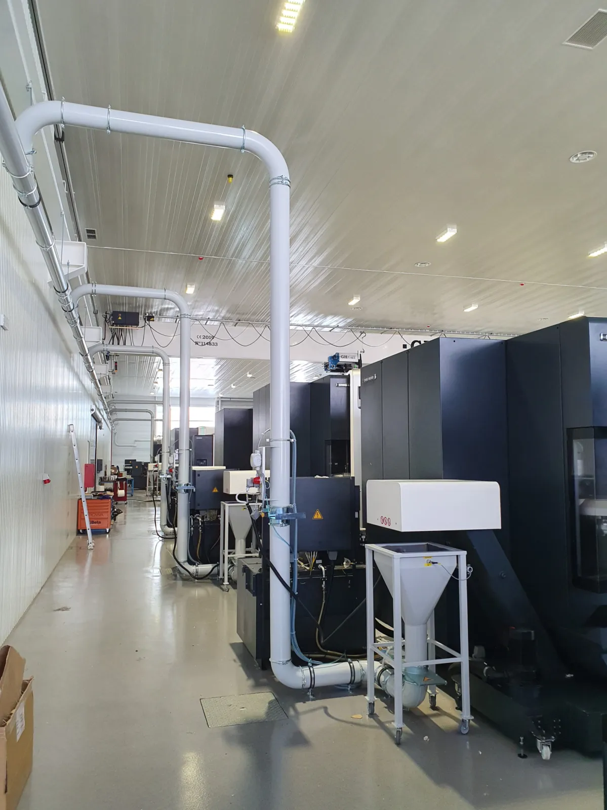 Extraction CNC milling machines