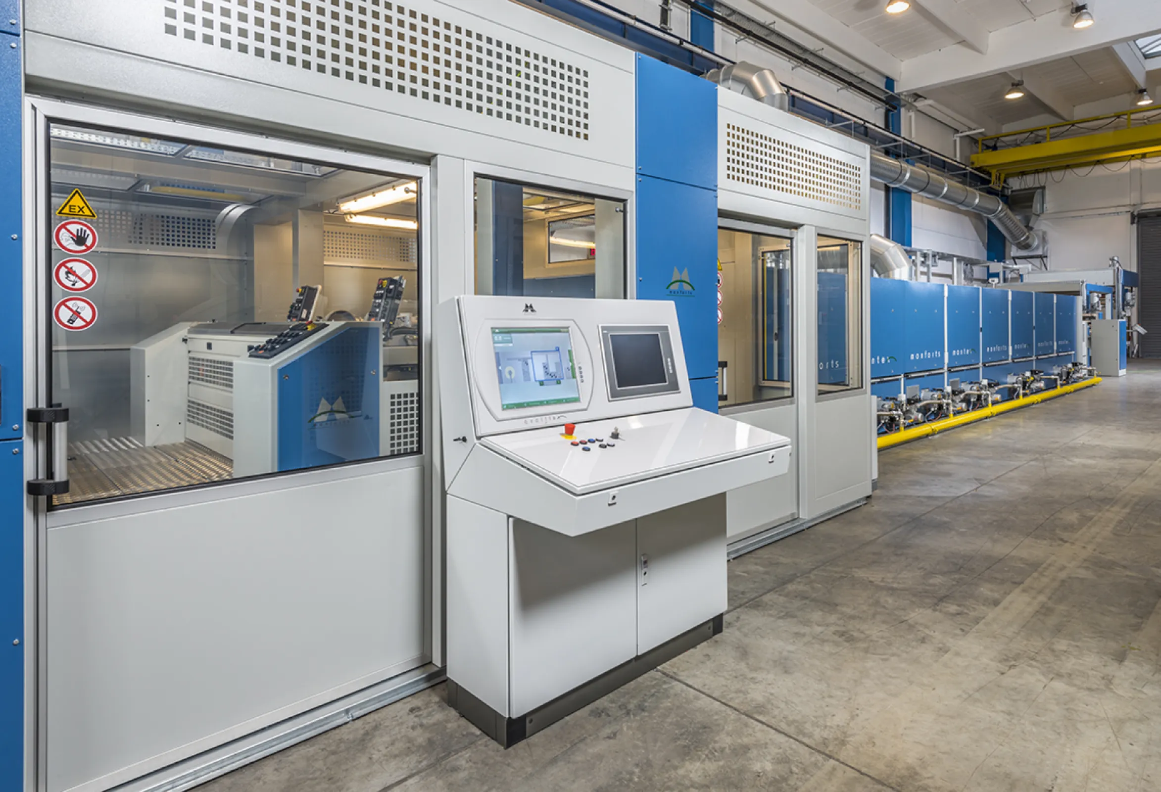 MONTEX  - high-tech stenter also available for coating with solvents inEX-proof execution