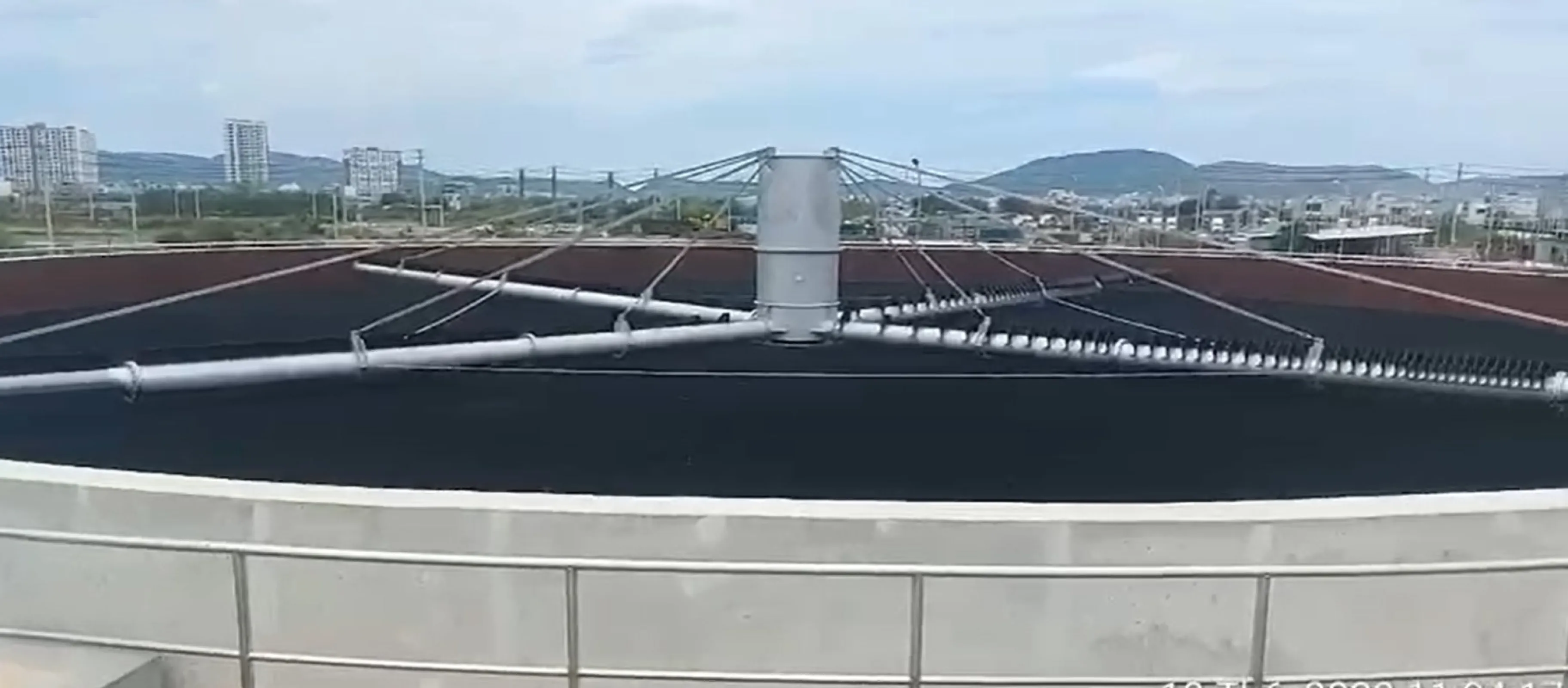 Lamella settler installtion HEWiTUBE