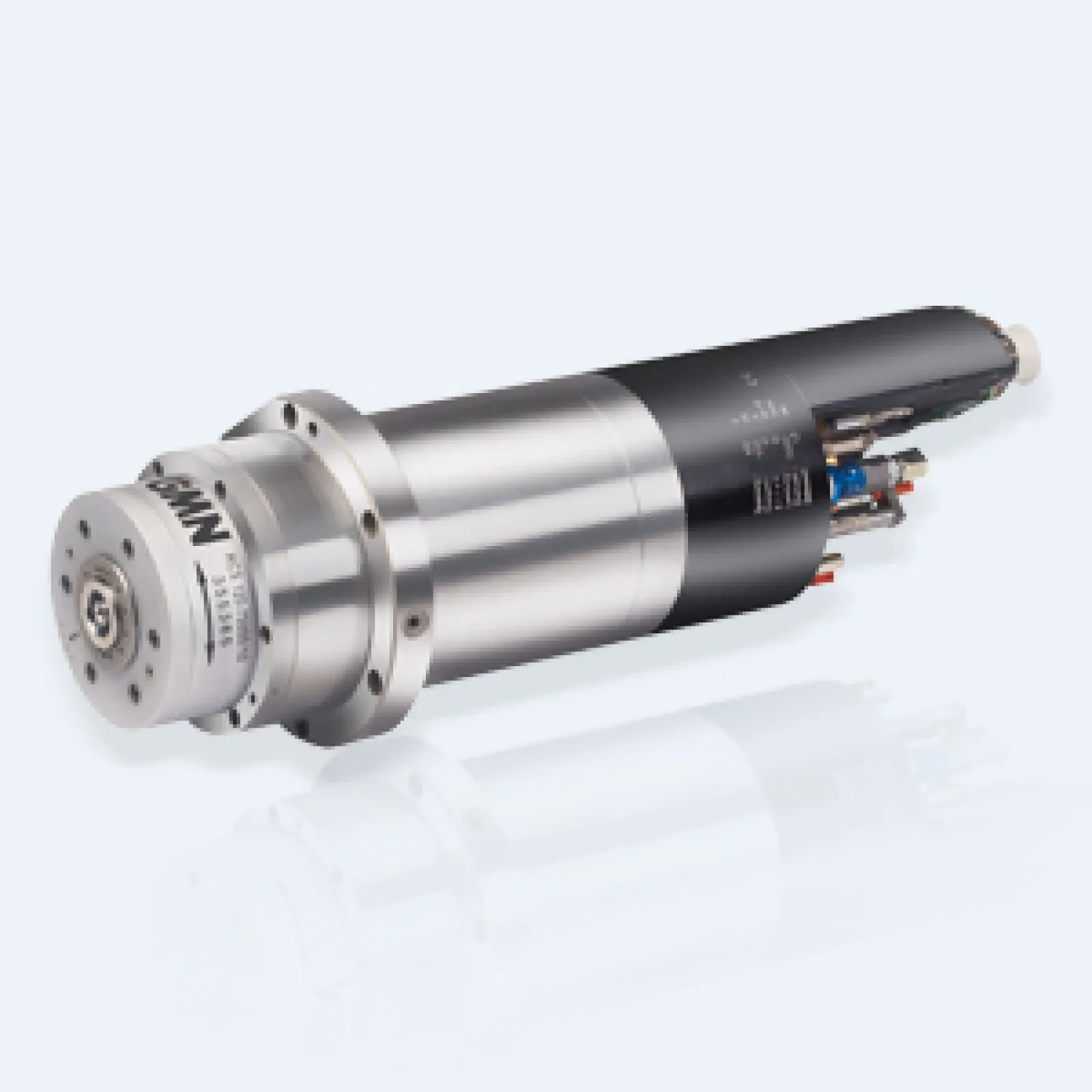 High-speed milling spindles with integrated motor