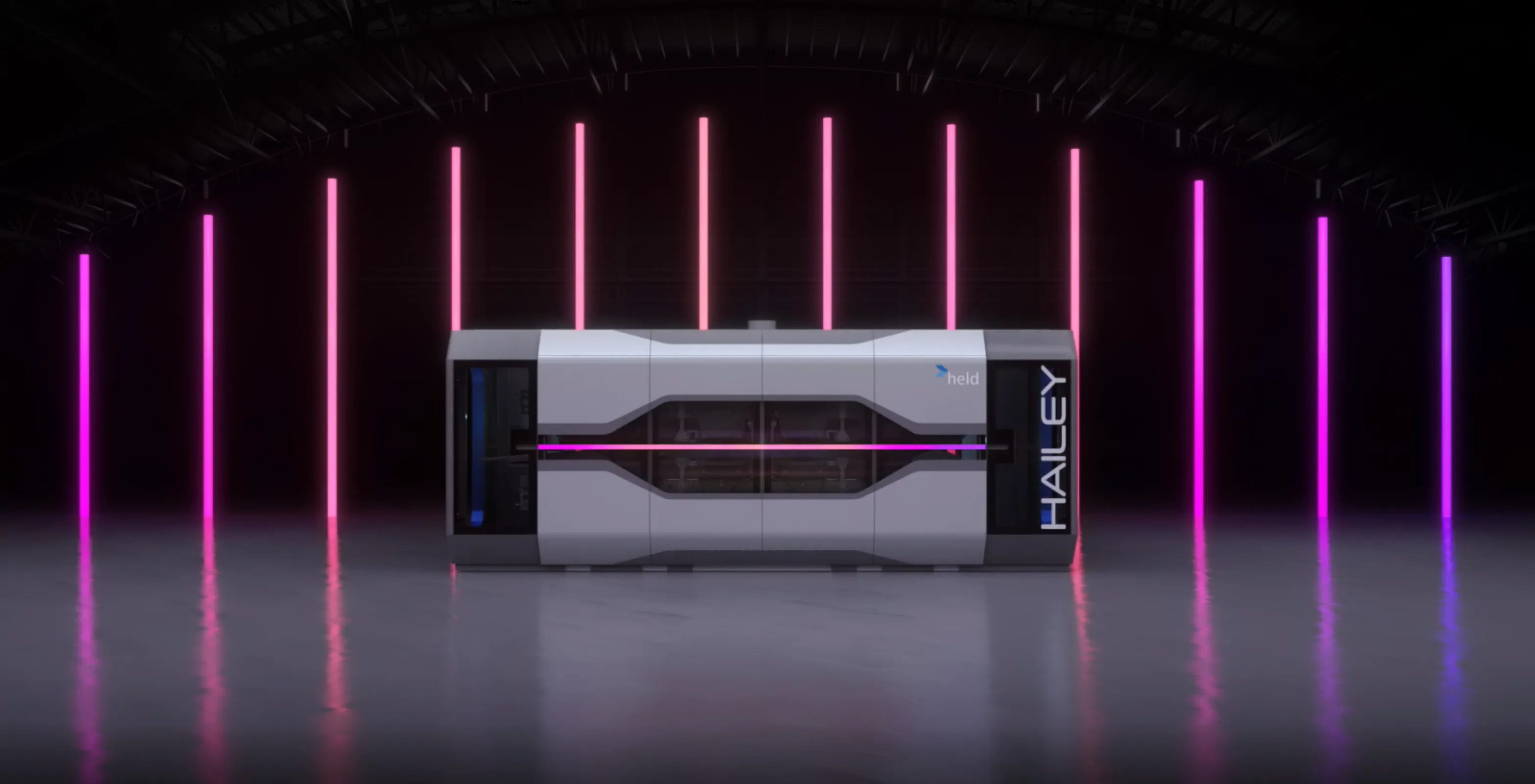 The LED strip is the visual highlight and eye-catcher of the new generation. The significant light curve shows the temperature inside the reaction zone based on software that calculates the current temperature and outputs a corresponding colour as a ‘heat equivalent’. The gradient can be customised according to customer requirements.