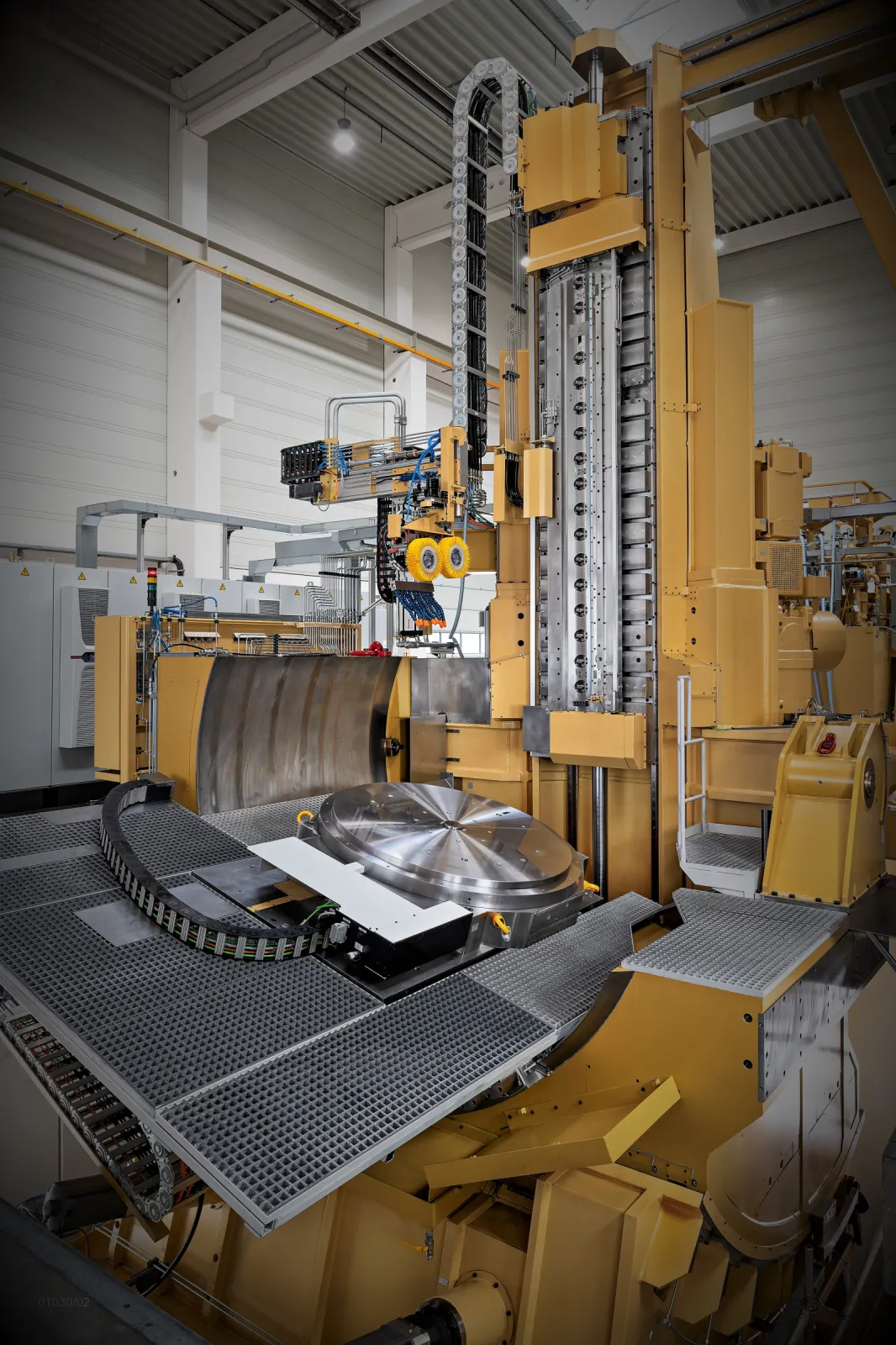 Broaching machine type RASMX 32 x 4400 x 1000 - cradle and table unit - with indexer (Ø1.700mm)