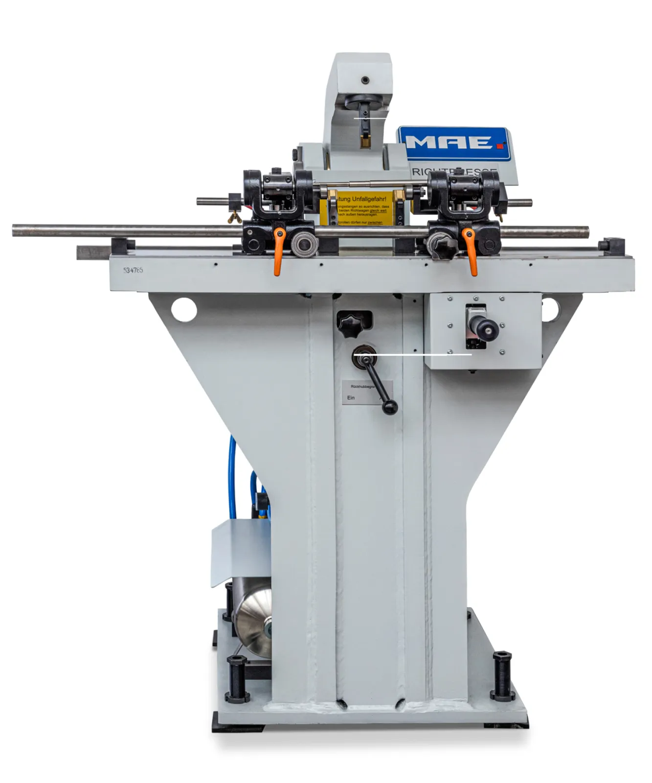 Hydro-Pneumatic Manual Straightening Press P-H 16 RH