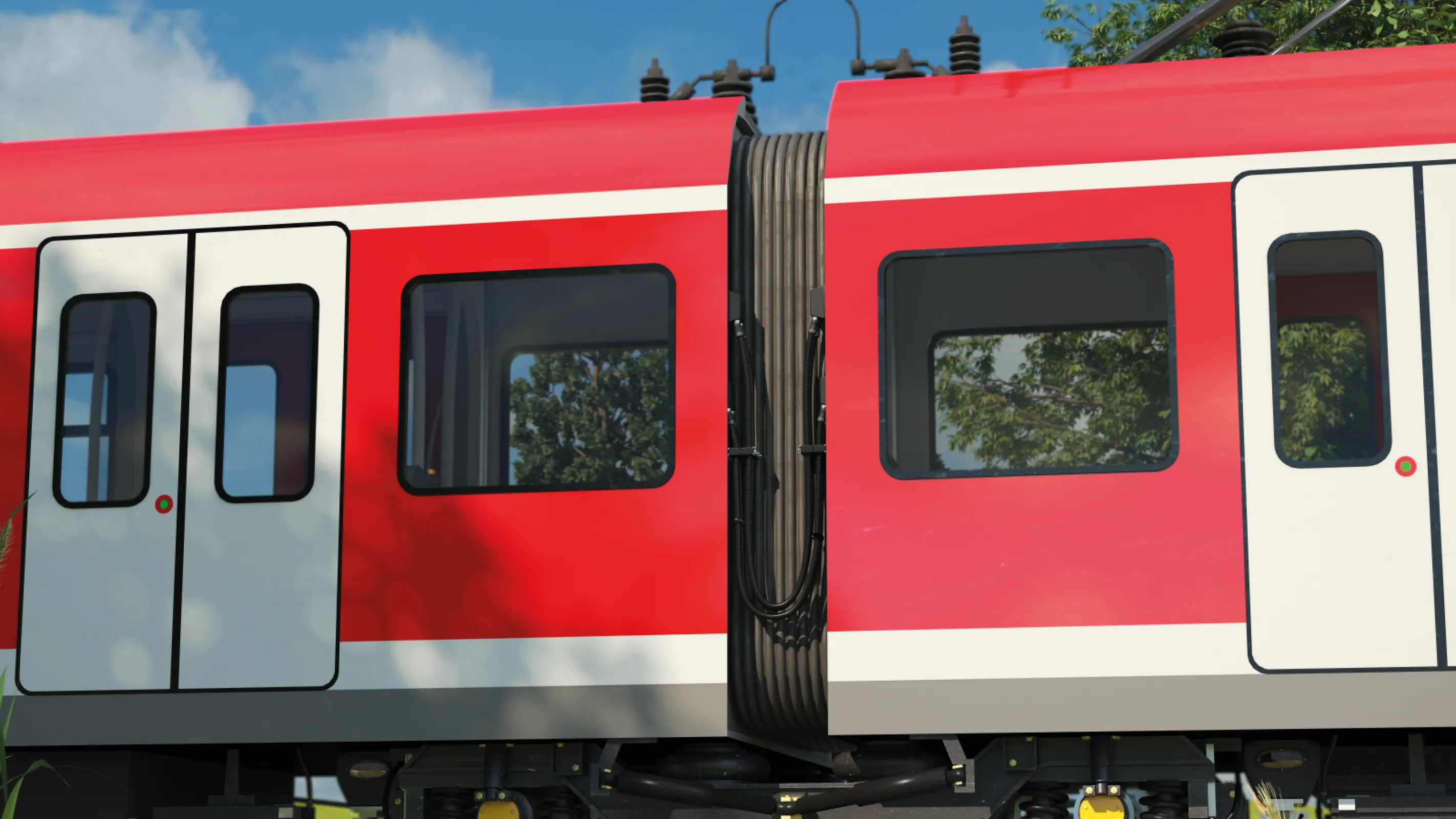 Cable protection for carriage transitions