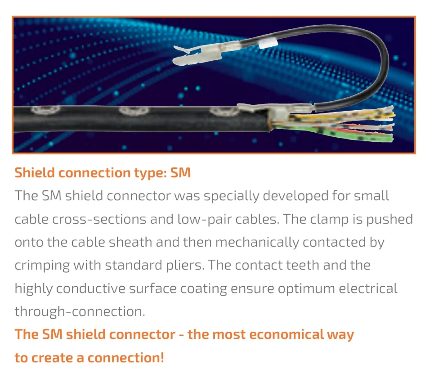 shield connection type: SM