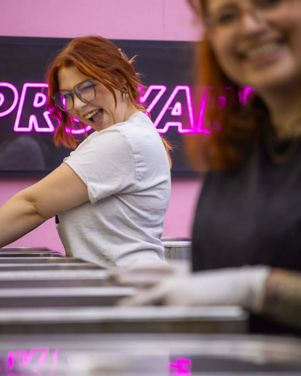 PRU YARNS dye technicians