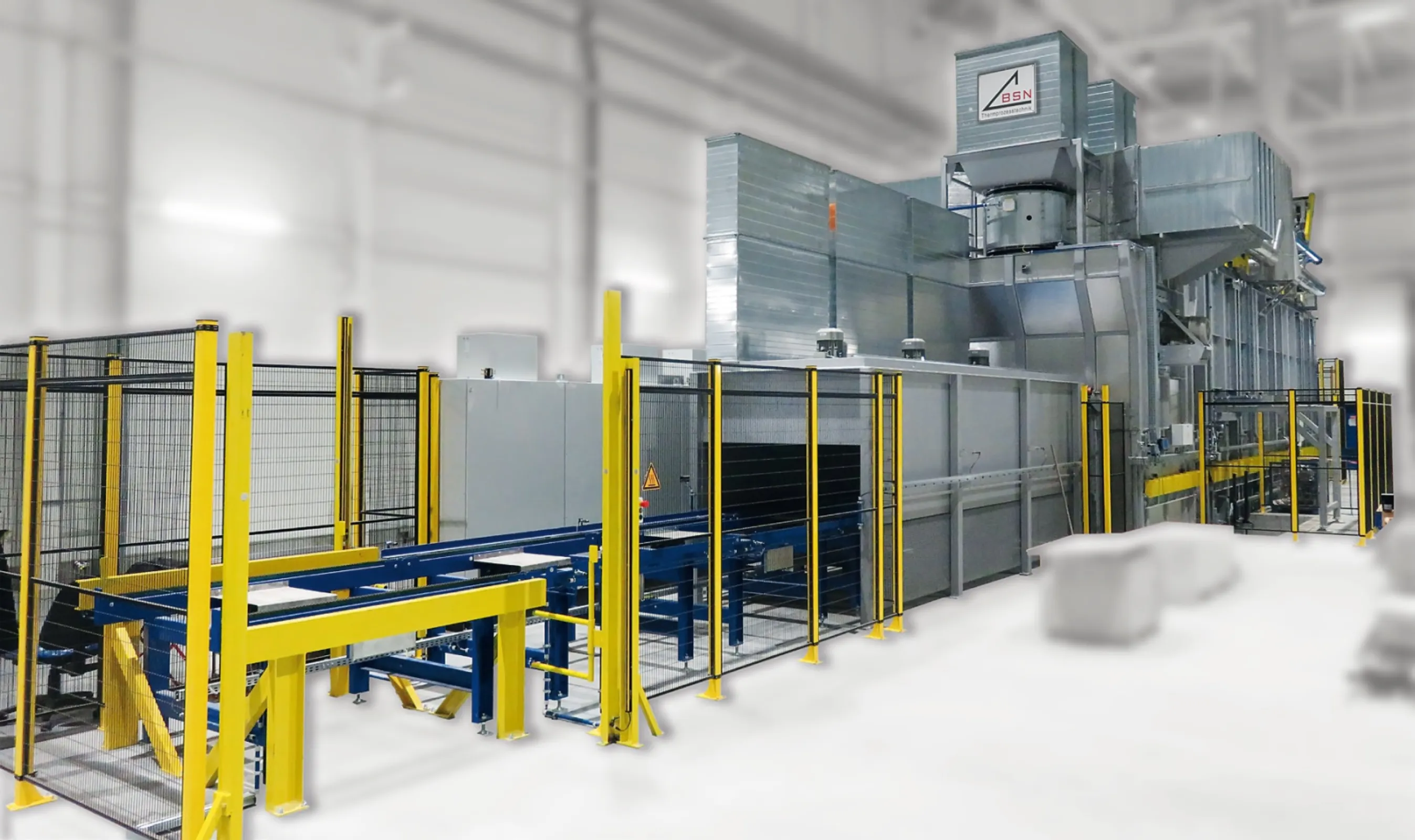 Complete roller-hearth furnace