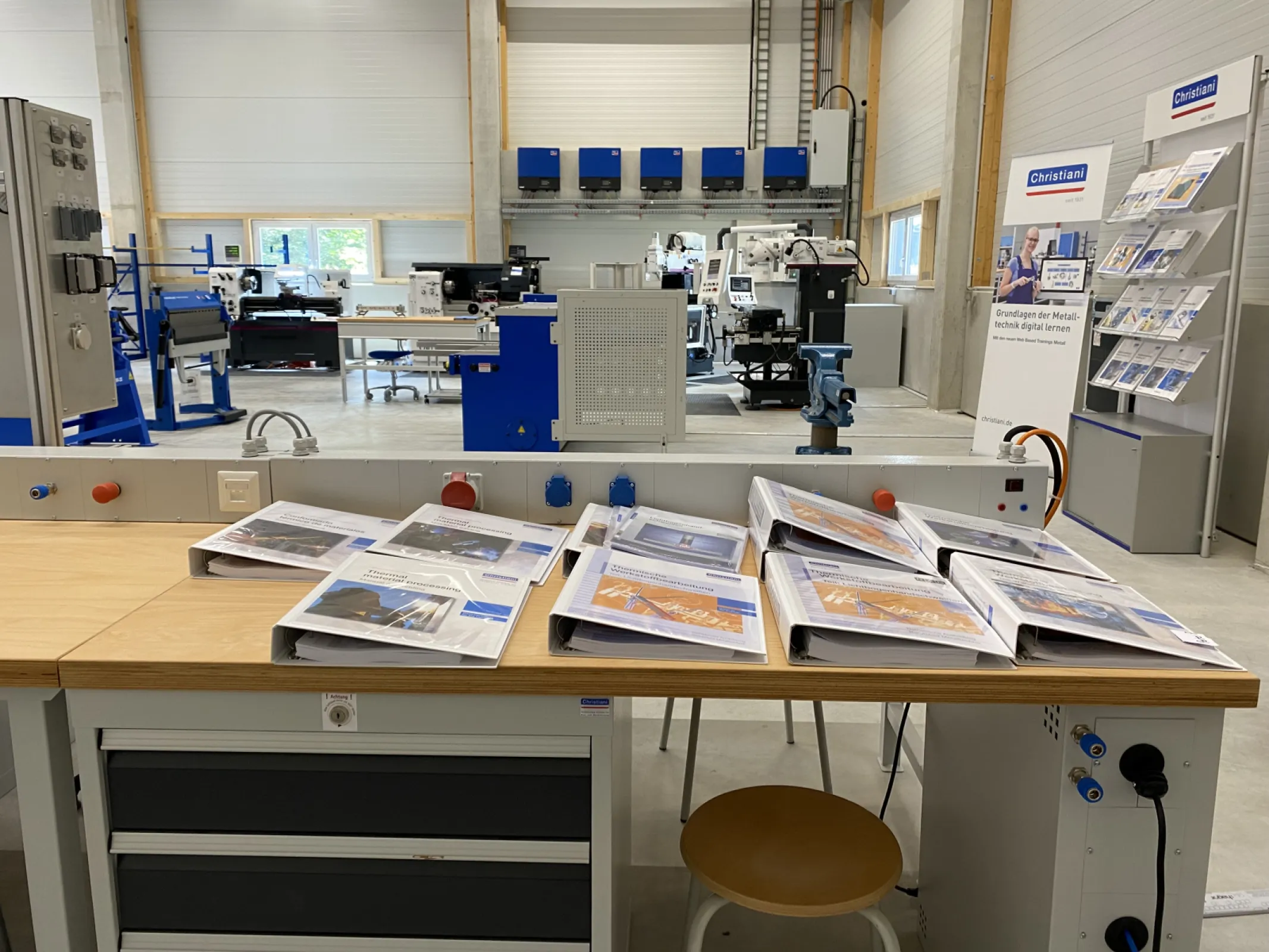 Christiani´s project works provide a solid basis for good and qualified vocational training