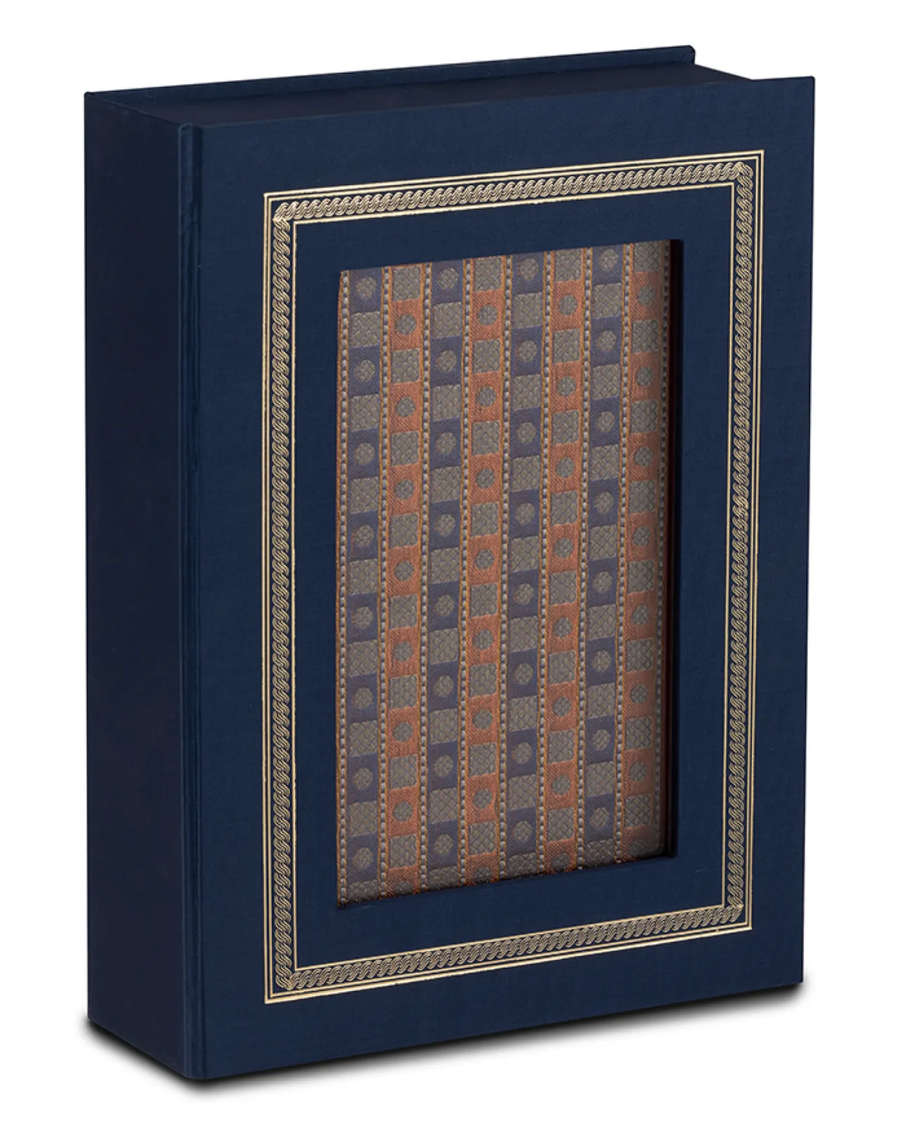 A magnificent case protects the valuable facsimile.