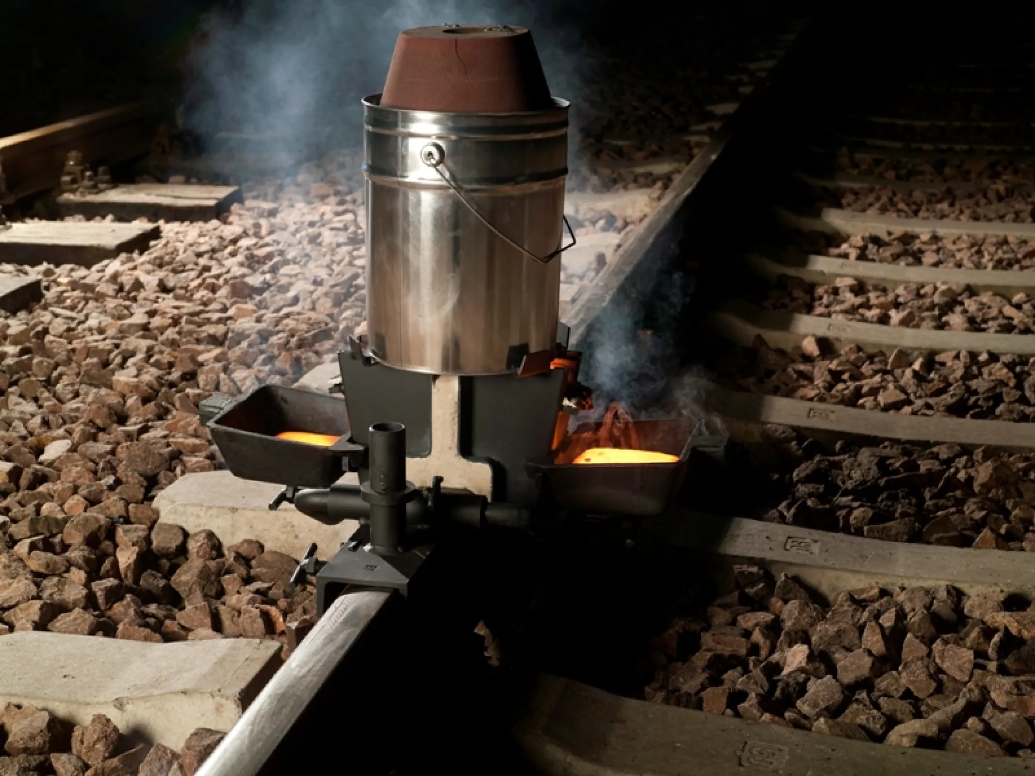 Original Thermit® welding / (c) Malte Nies Format78 GmbH