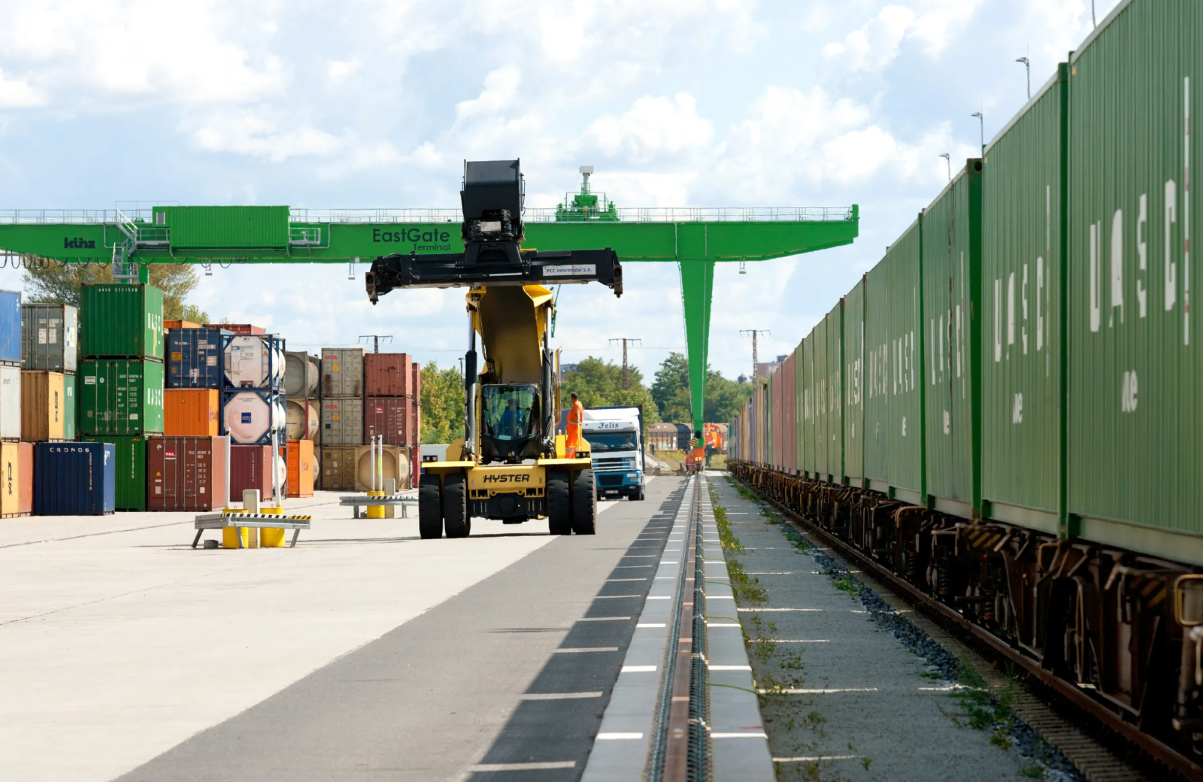 Containerterminal Frankfurt (Oder) - Part of the new silk route