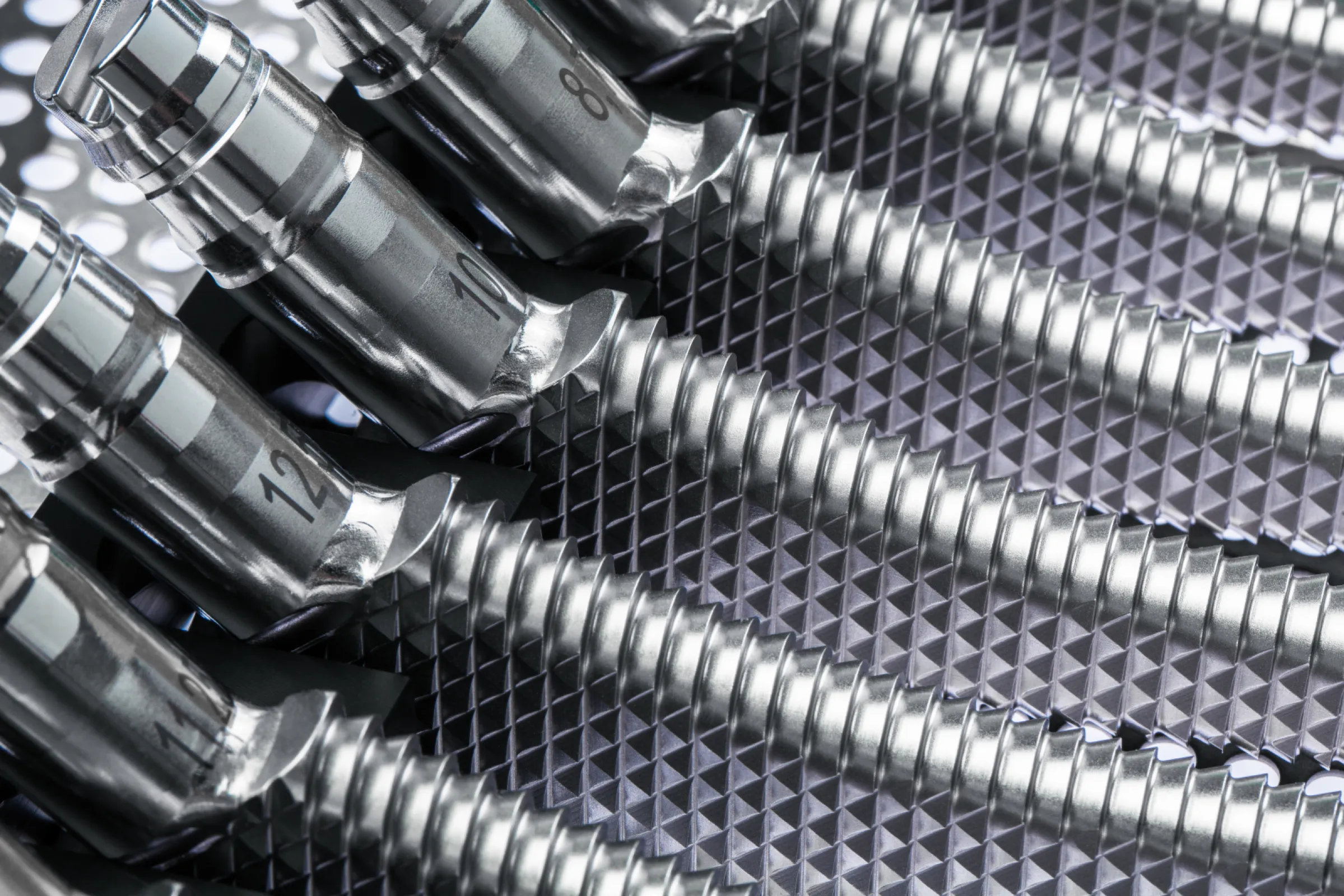 Müller stem Rasps instrument set (detail)