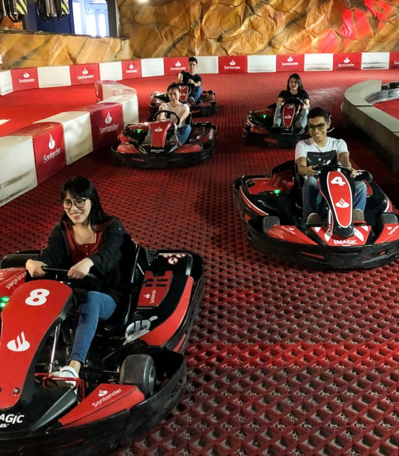 Ice-Karting - sliding and drifting with Go-Karts like on Ice.