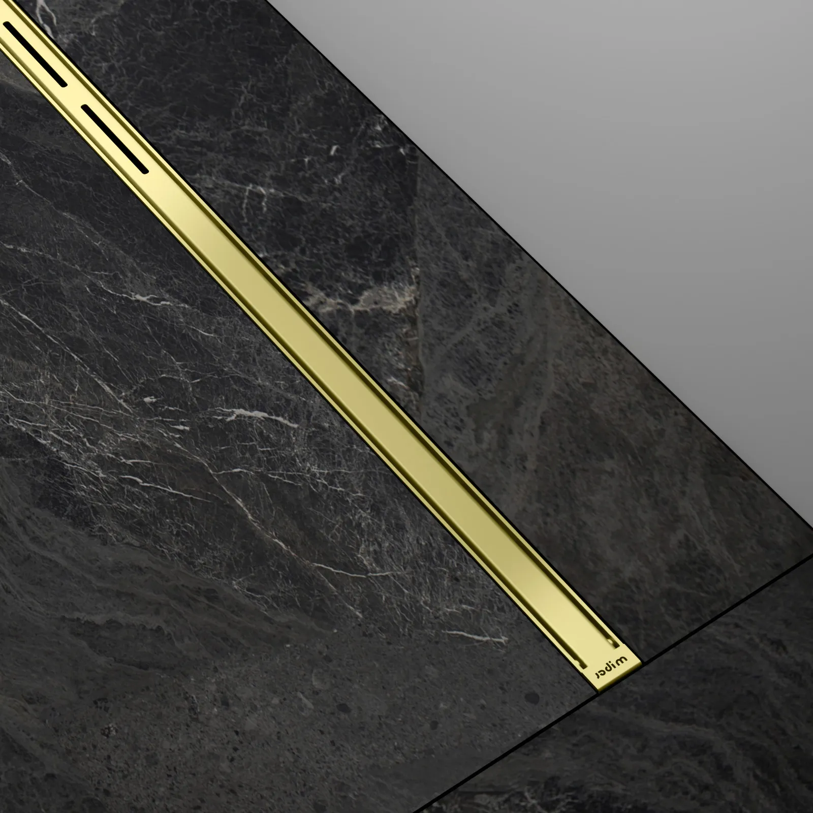 Linear Drain Wiper INTENSI 316 Lan Gold