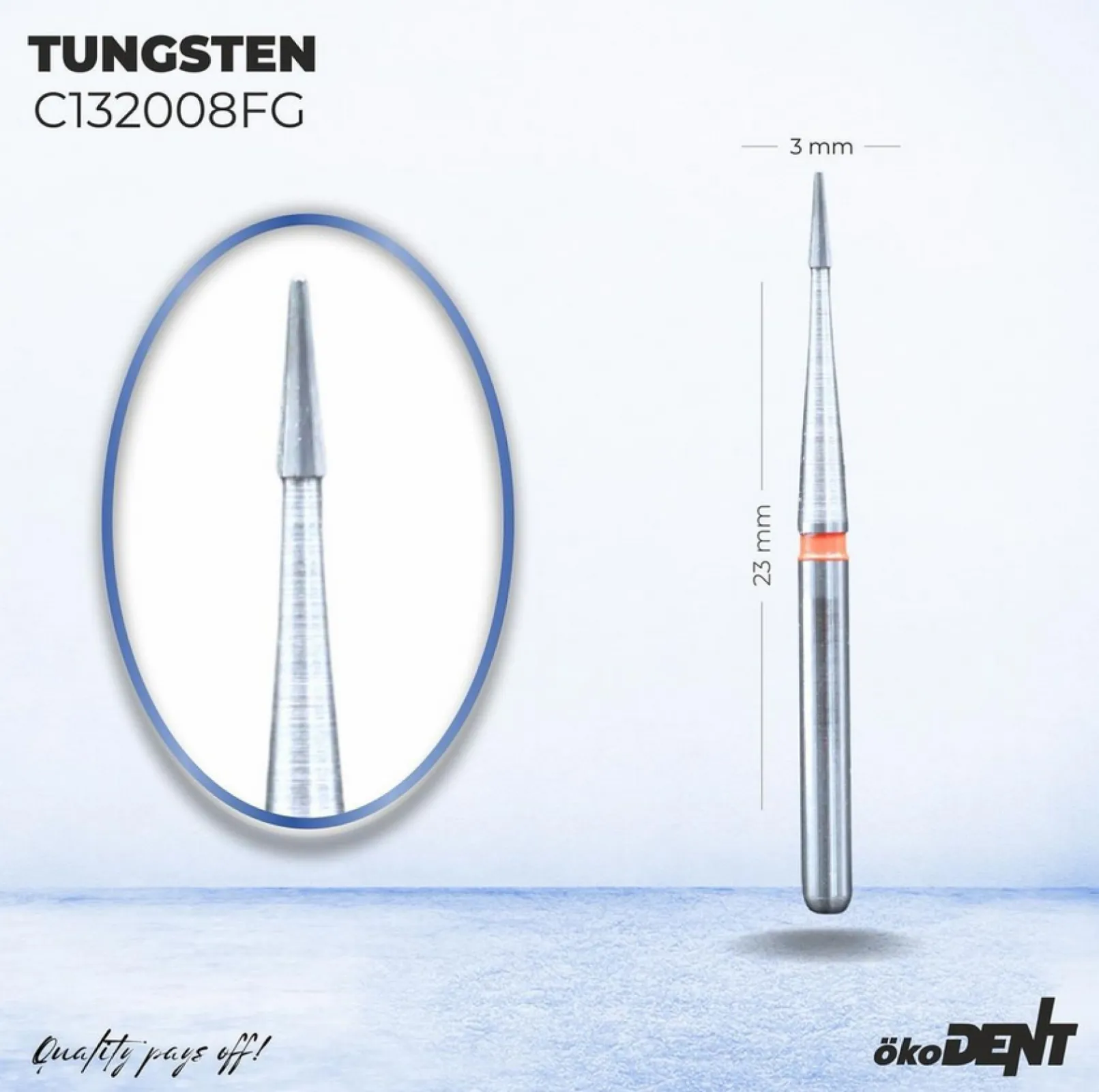 dental carbide finishing bur