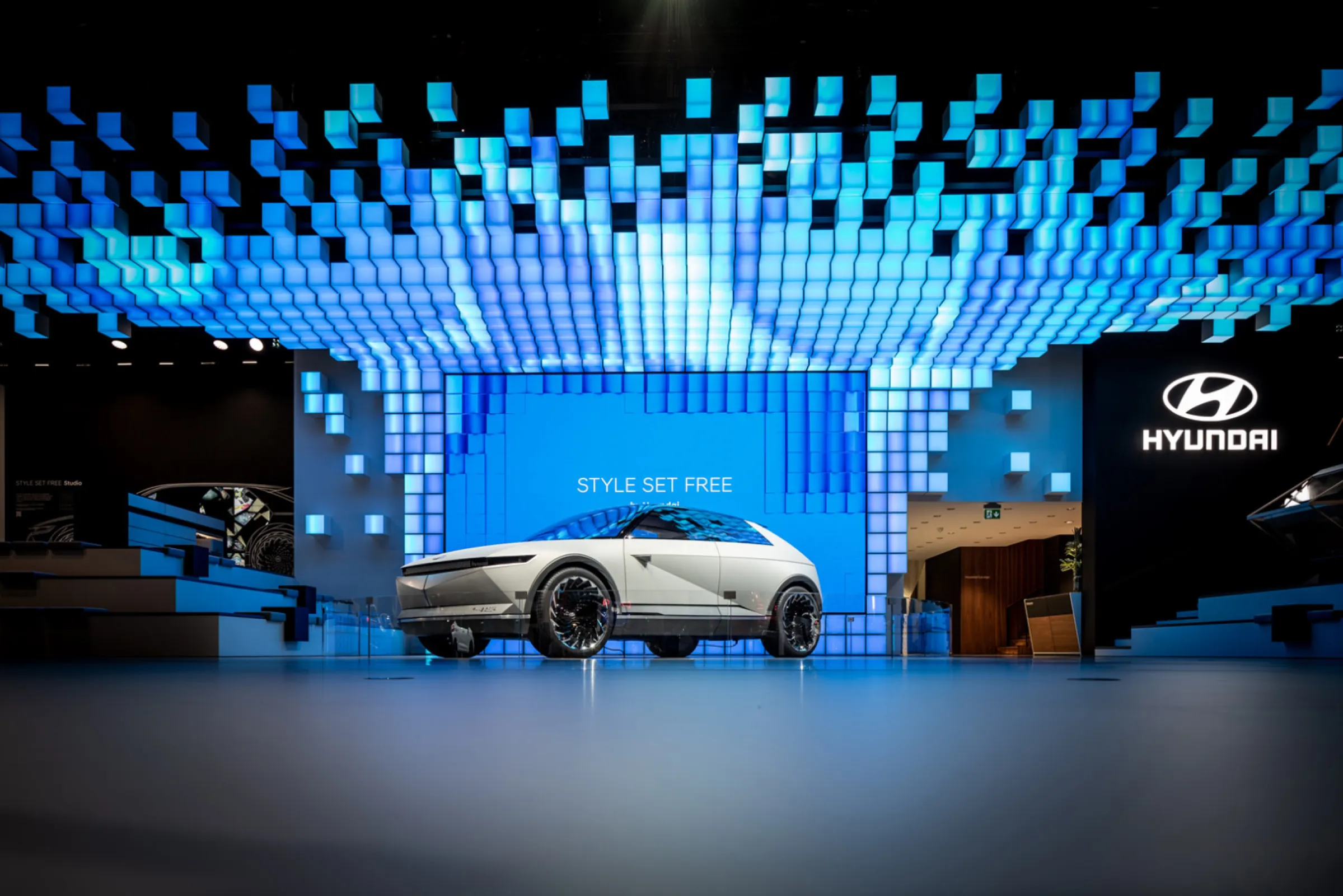 High-Tech, High-Impact-  Hyundai took the spotlight at the International Motor Show (IAA) in Frankfurt. NIYU led the full technical planning, tendering, and on-site management for video, audio, lighting, and IT — including the press conference setup.  The challenge: complex rig load distribution above the stage. The solution: a custom-engineered pre-rig system, developed with the technical partner to optimize hall hanging points.  The Setup: 600+ LED pixel cubes, 195 LED modules, 66 displays, 41 speakers, 1,100 meters of truss, and 600+ lighting fixtures — all seamlessly integrated by NIYU.  Bold tech. Flawless execution. 100% NIYU precision.