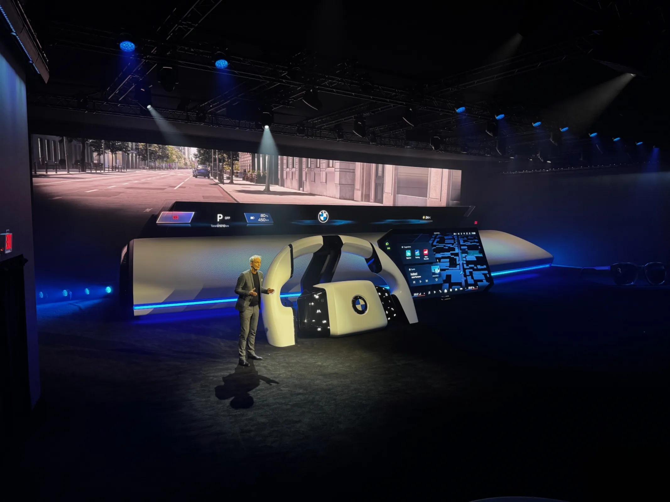 BMW CES25 – A Super-Sized Experience-  To showcase its groundbreaking infotainment system, BMW scaled its vehicle interior to 12:1 — transforming the driving environment into an immersive world for 150 live guests.  NIYU engineered the full technical concept, including the construction of a massive dashboard that preserved perfect visual perspective from every angle.  Immersive storytelling, bold scale, flawless precision — 100% NIYU.