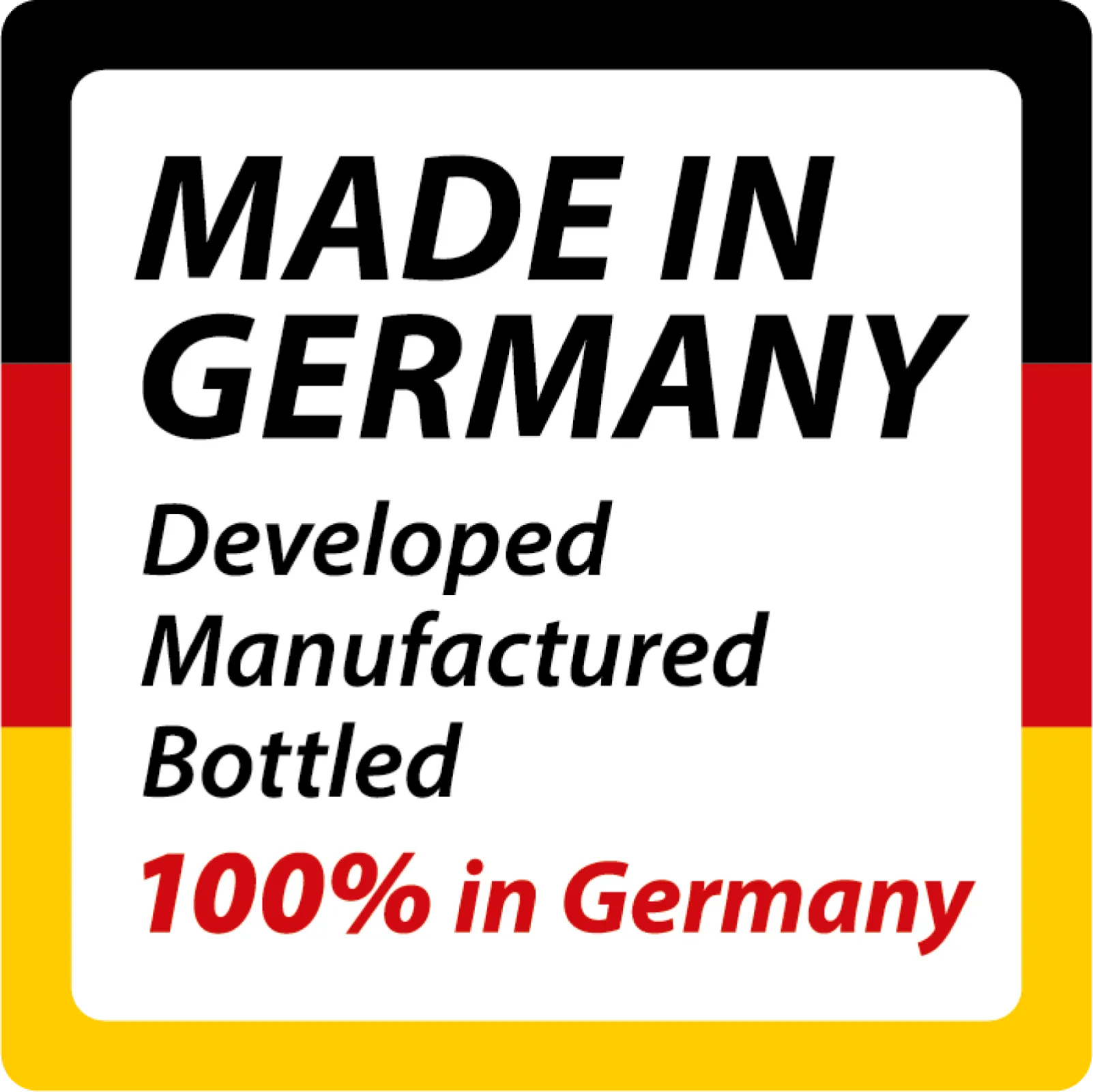 100% Made in Germany