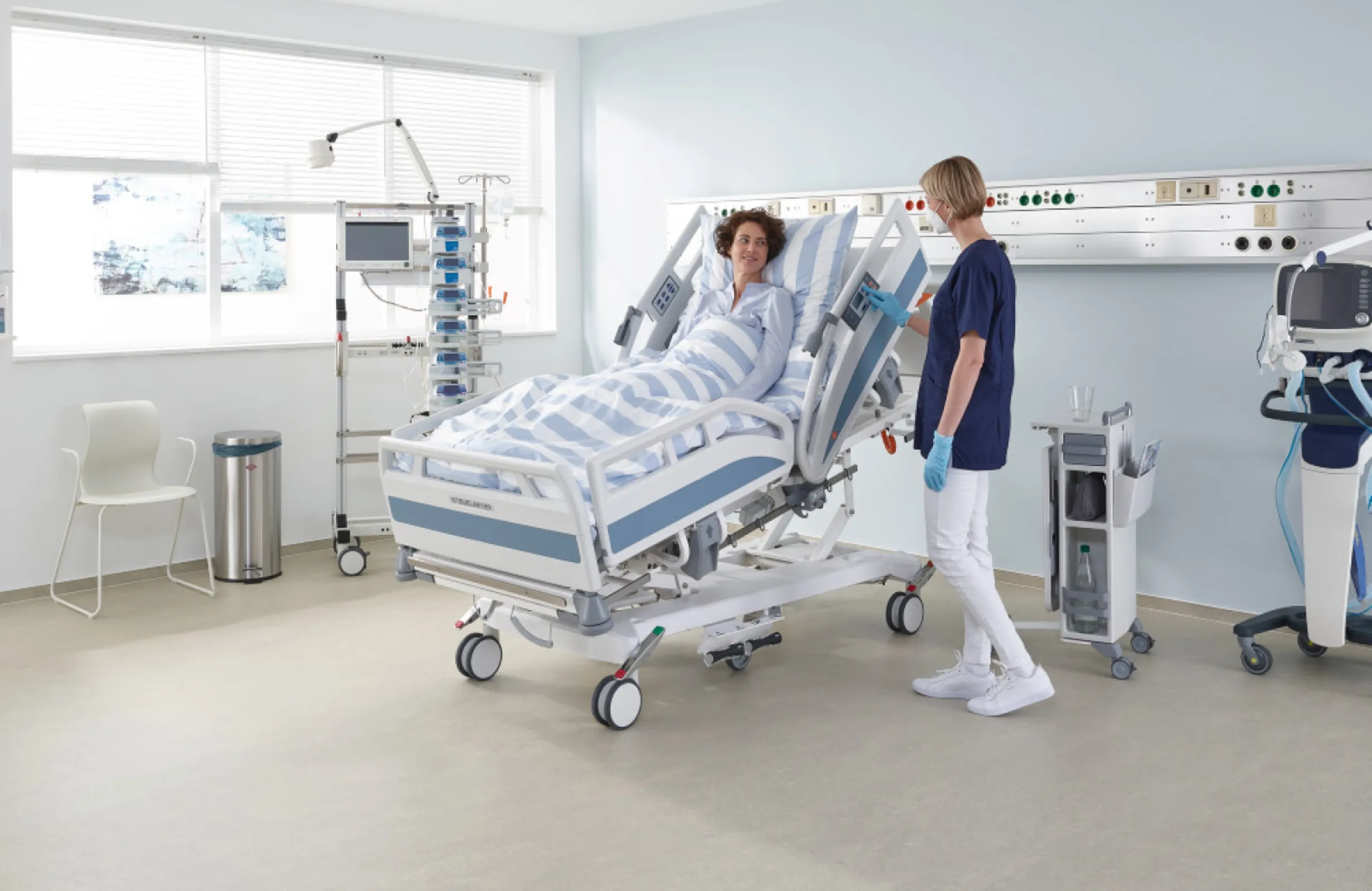 ICU bed Sicuro tera from Stiegelmeyer