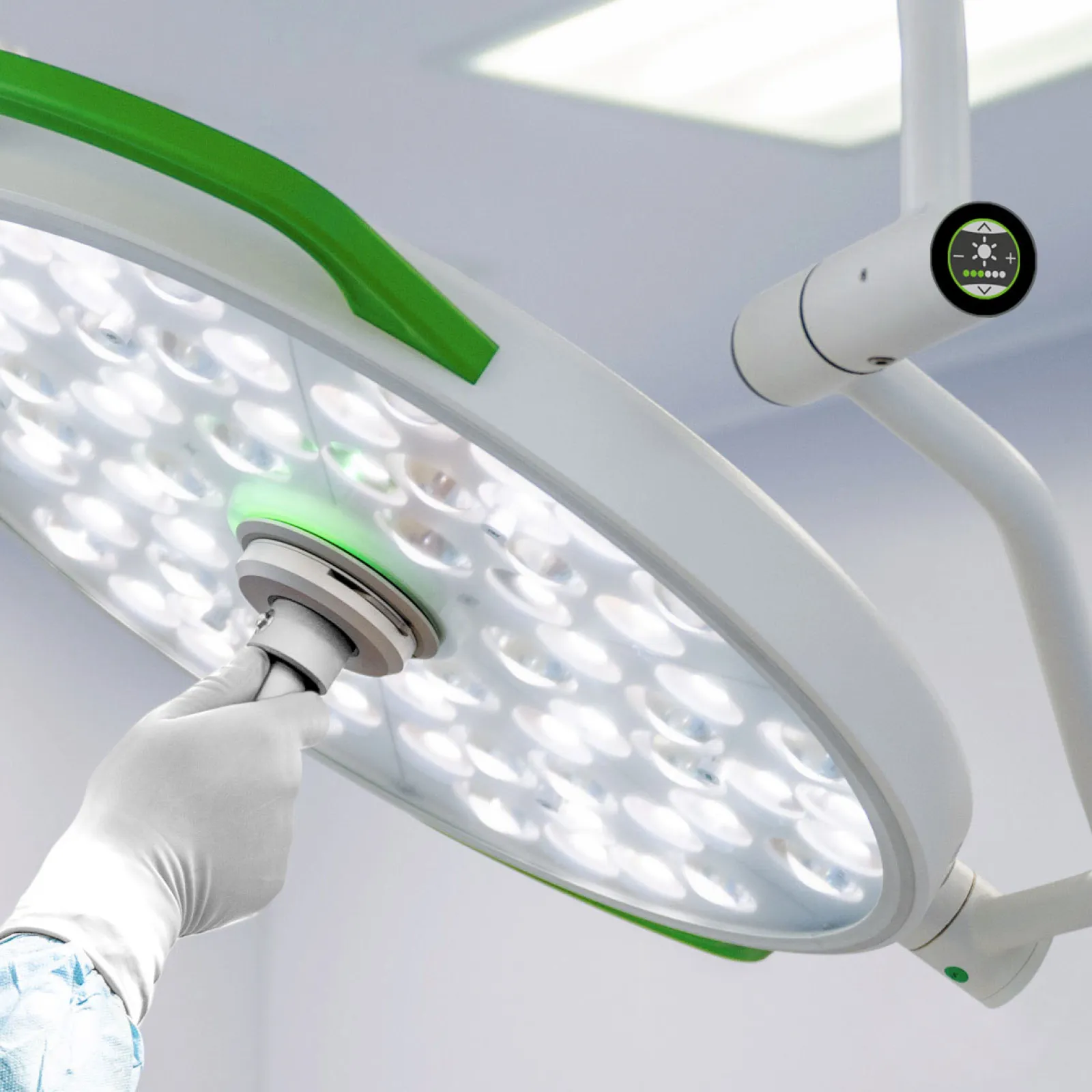 medifa H!Light  - Cardanic with 1,3“ touch display