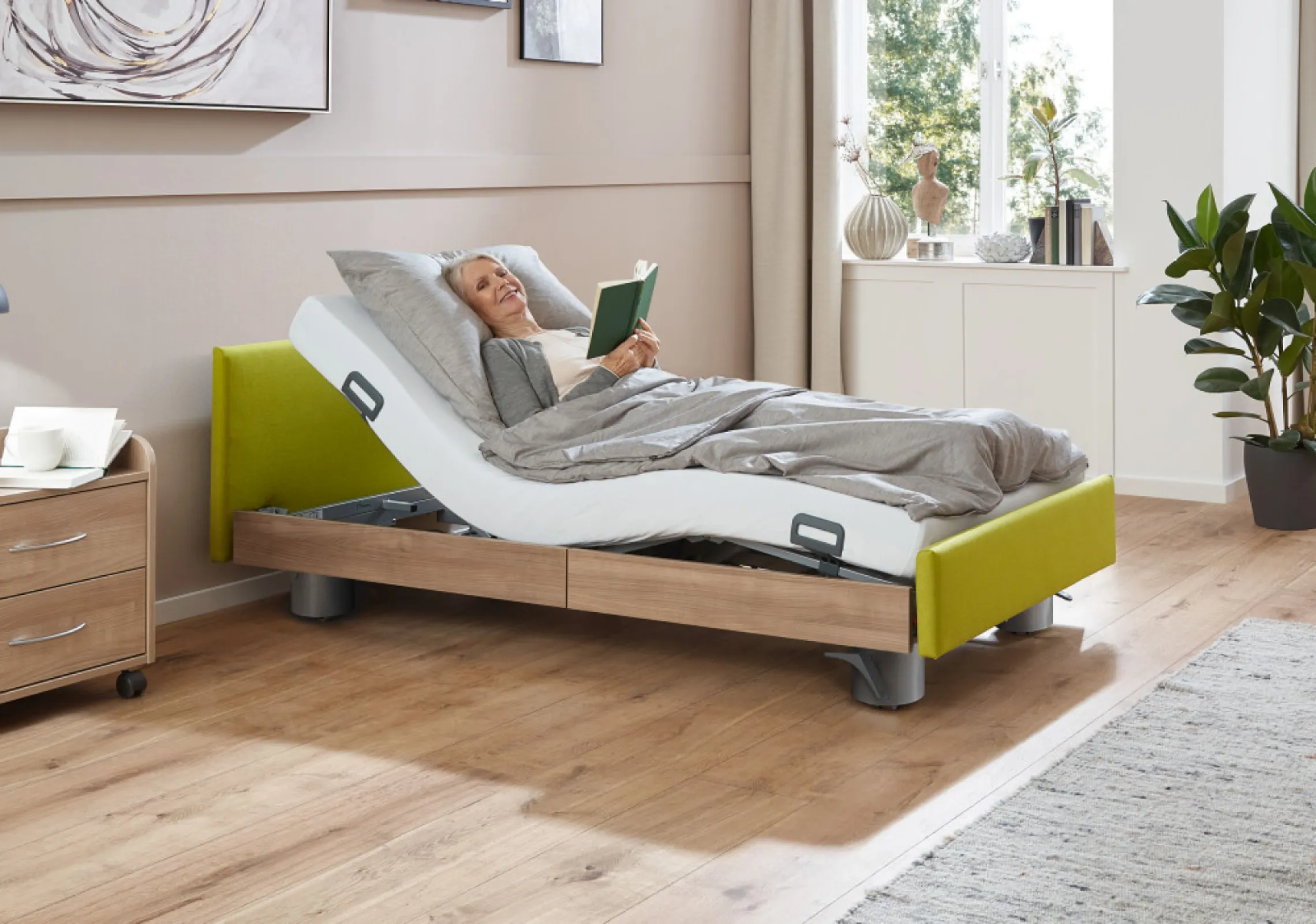 Care bed Regia from Stiegelmeyer Group brand Burmeier