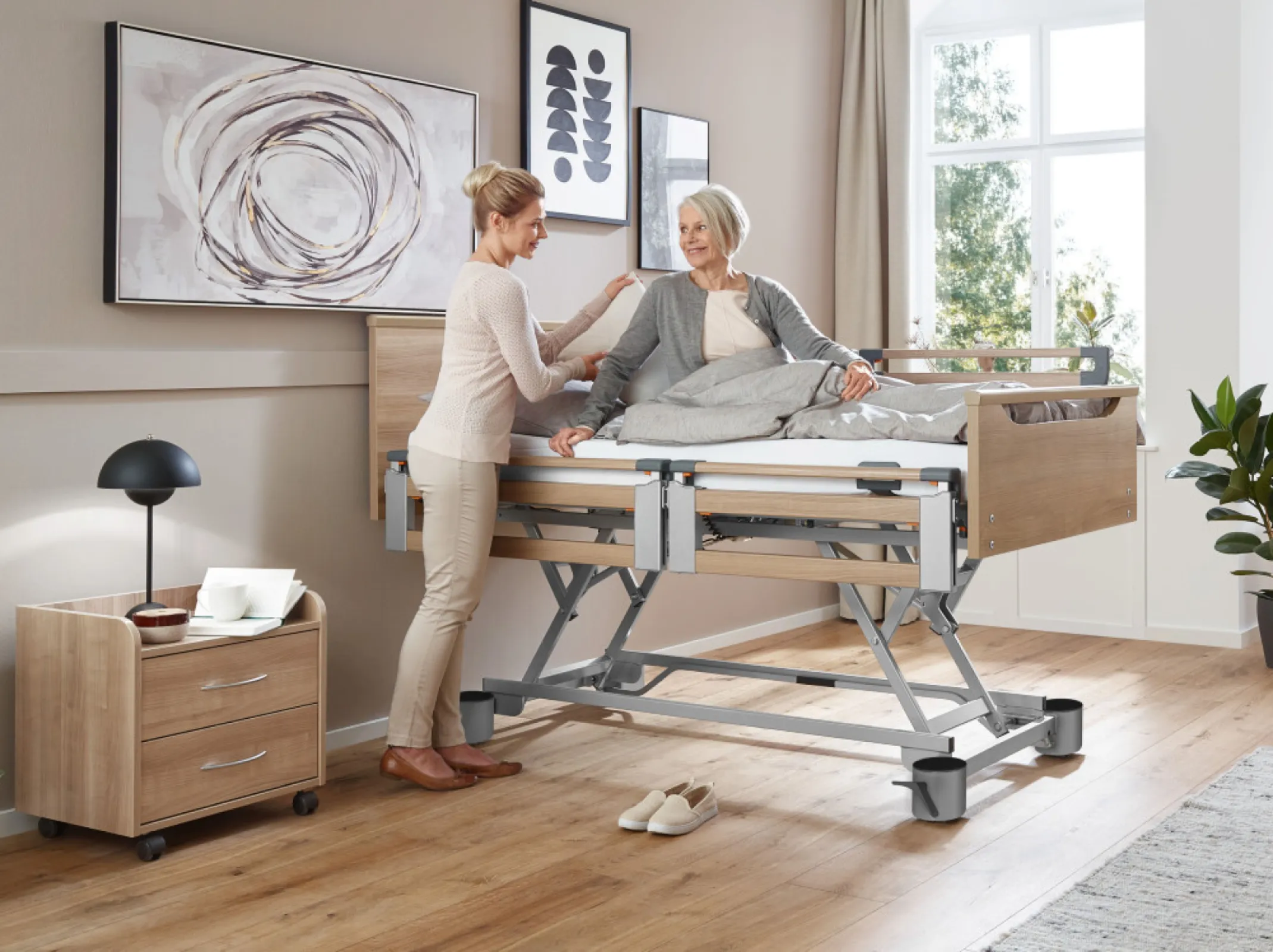 Care bed Regia from Stiegelmeyer Group brand Burmeier